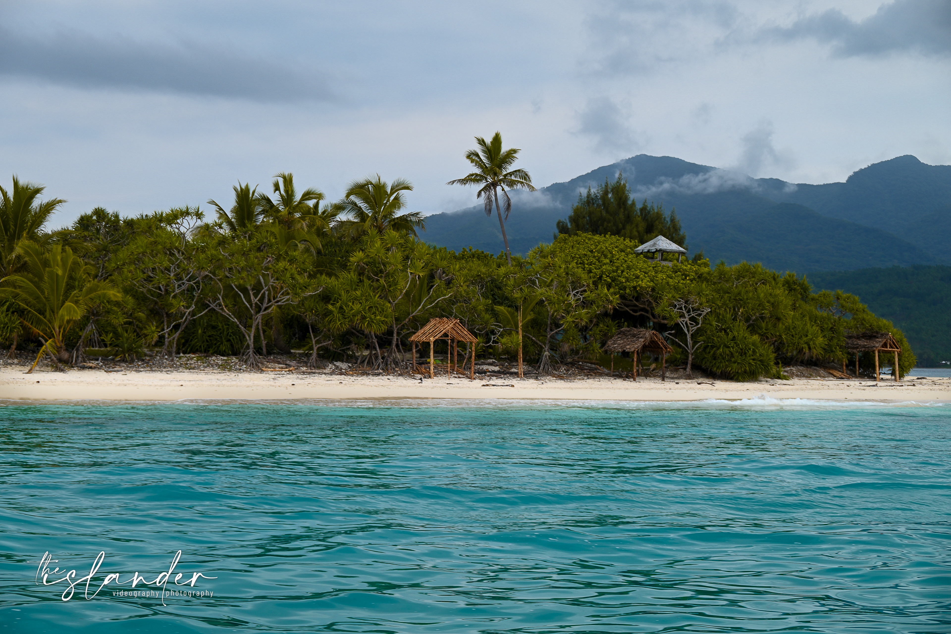 Mystery Island white sandy beach