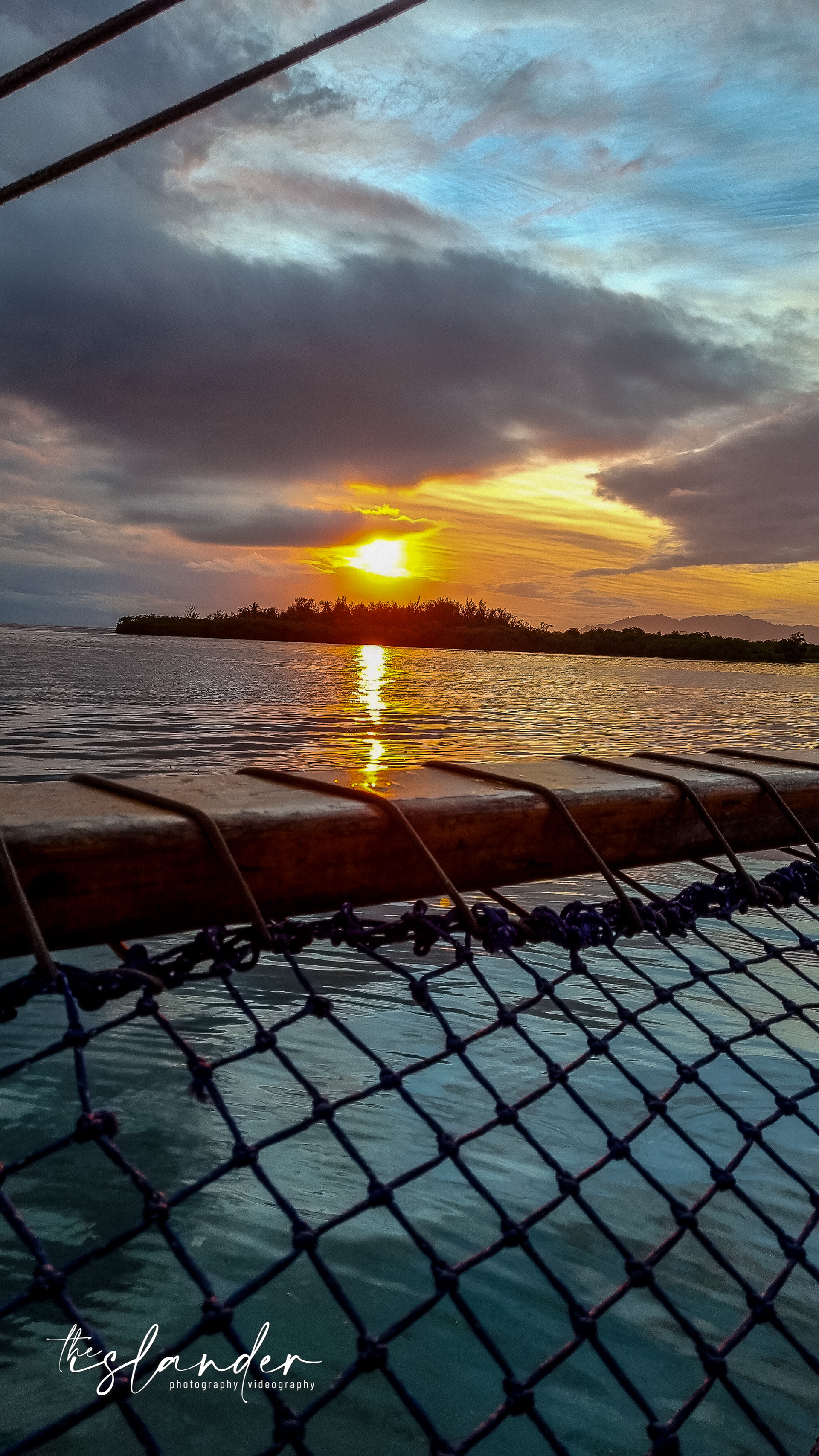 Spectacular sunset on Maskelyne