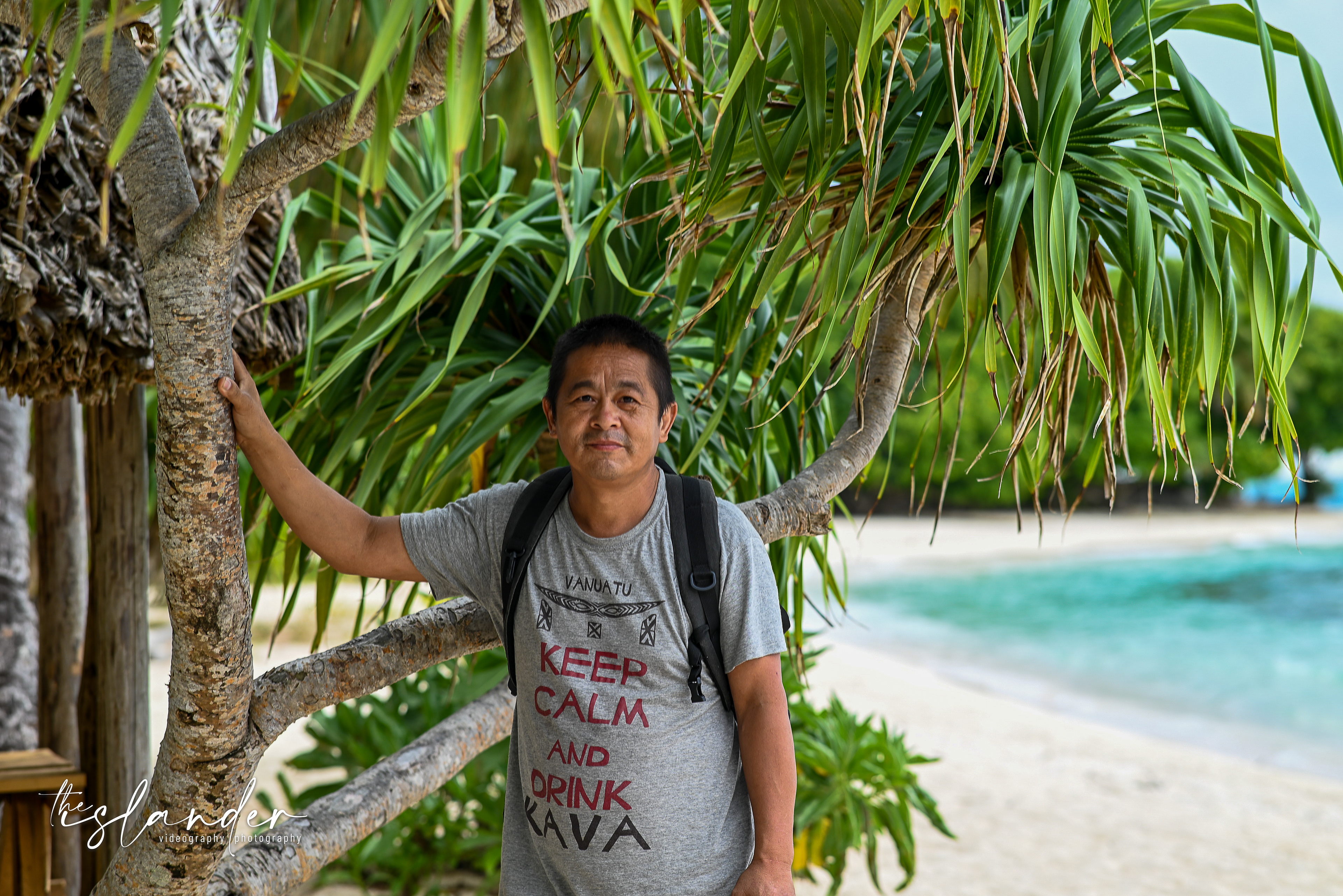 Mystery Island white sandy beach