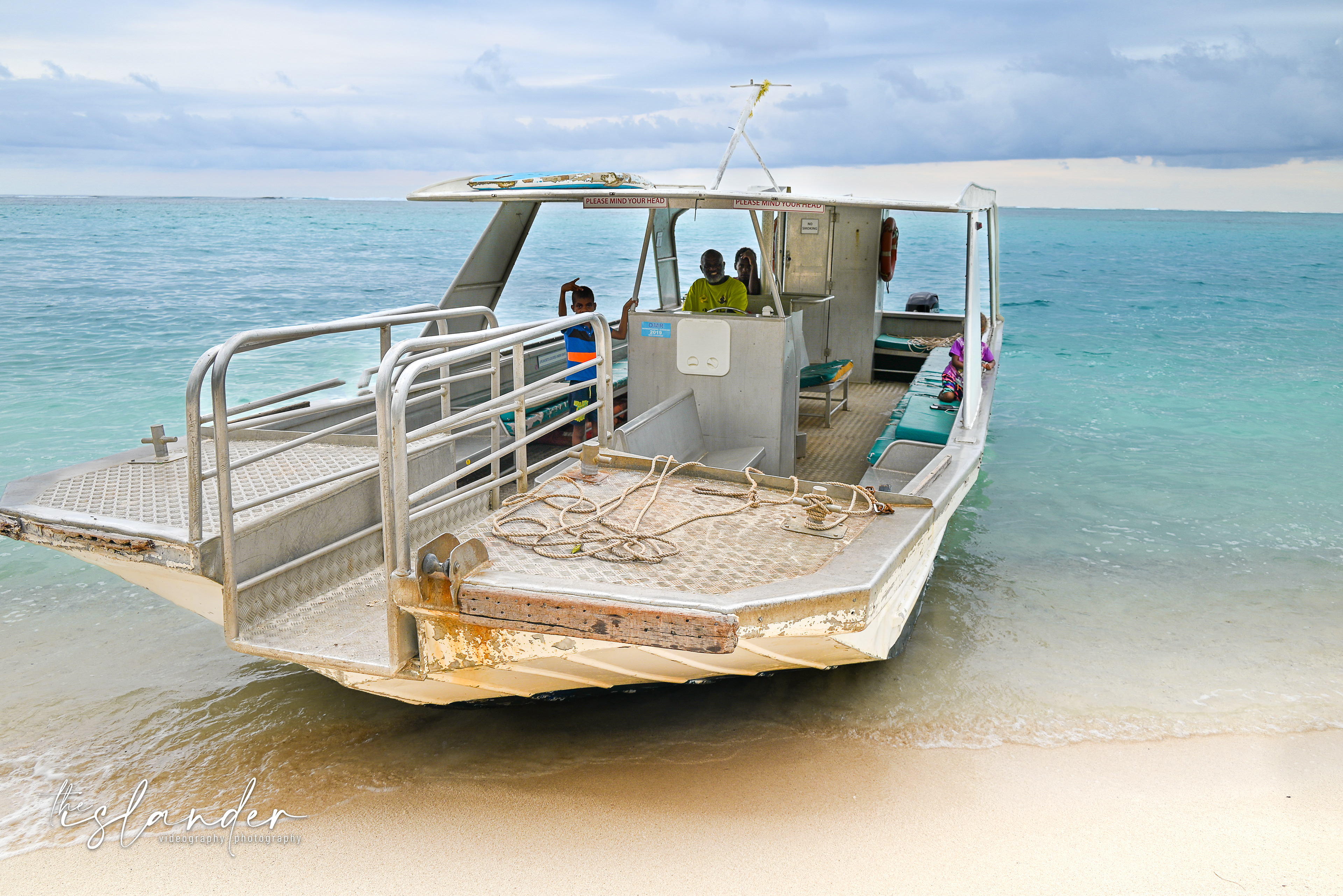 Mystery Island white sandy beach