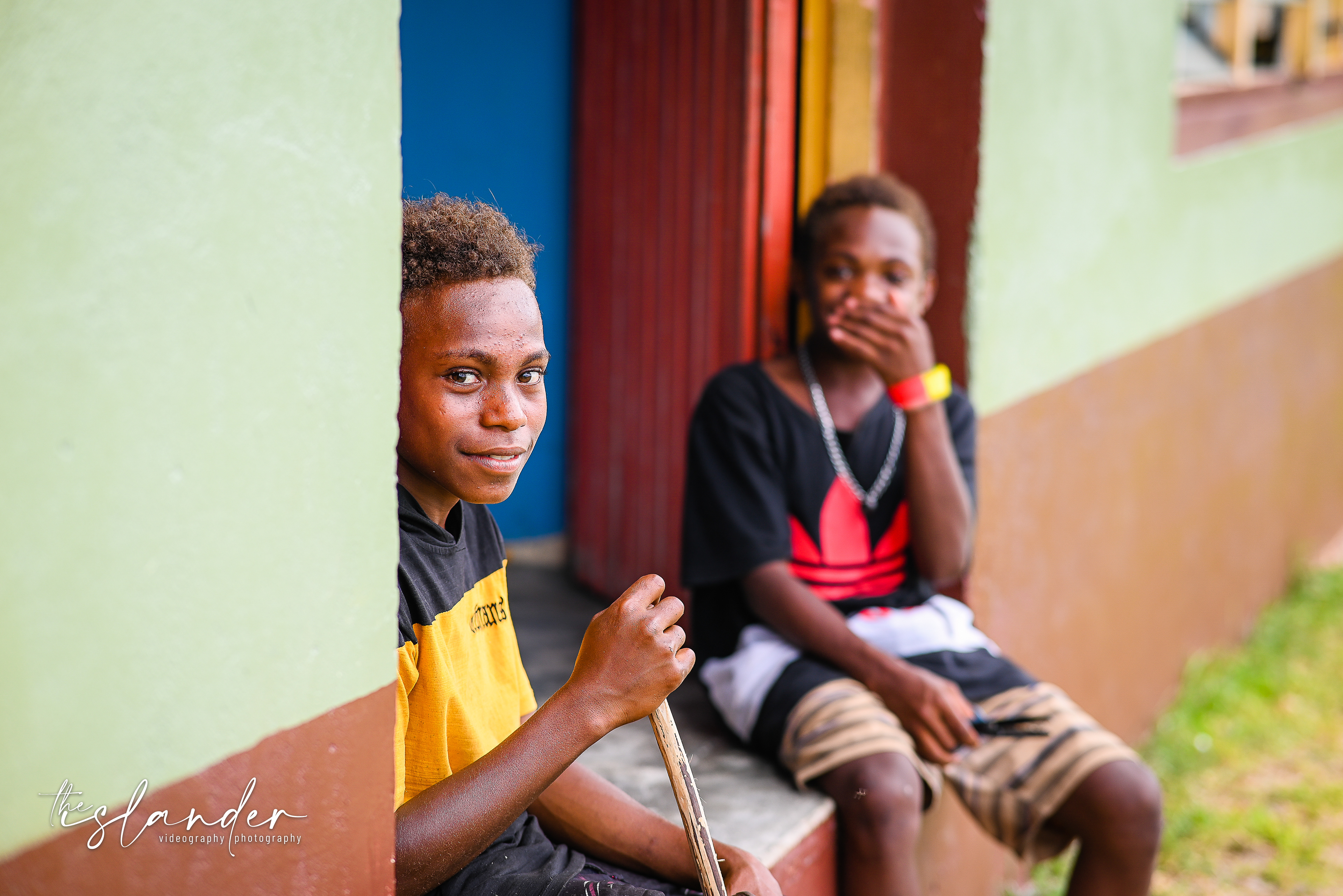 Waiting for the plane