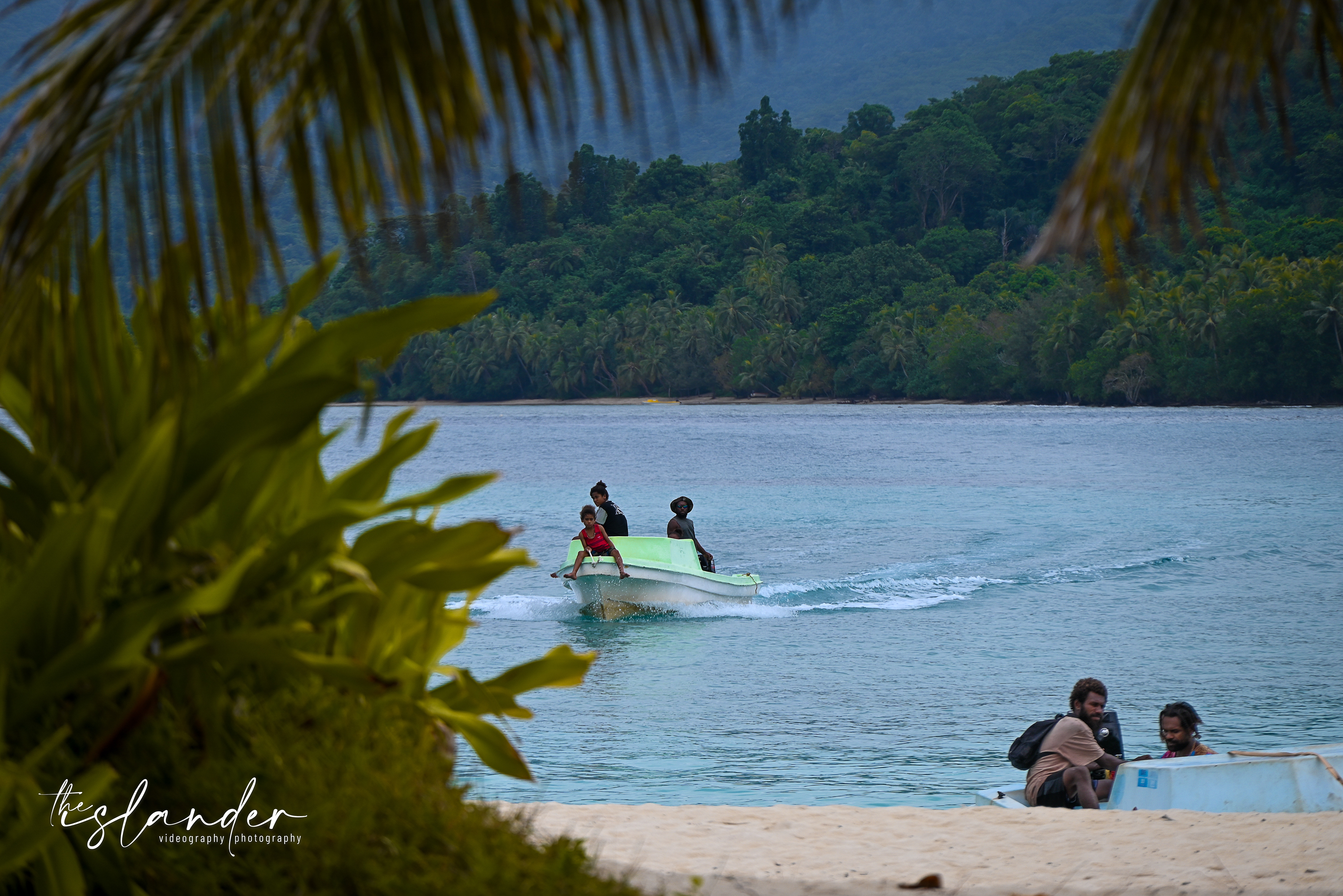 Mystery Island white sandy beach