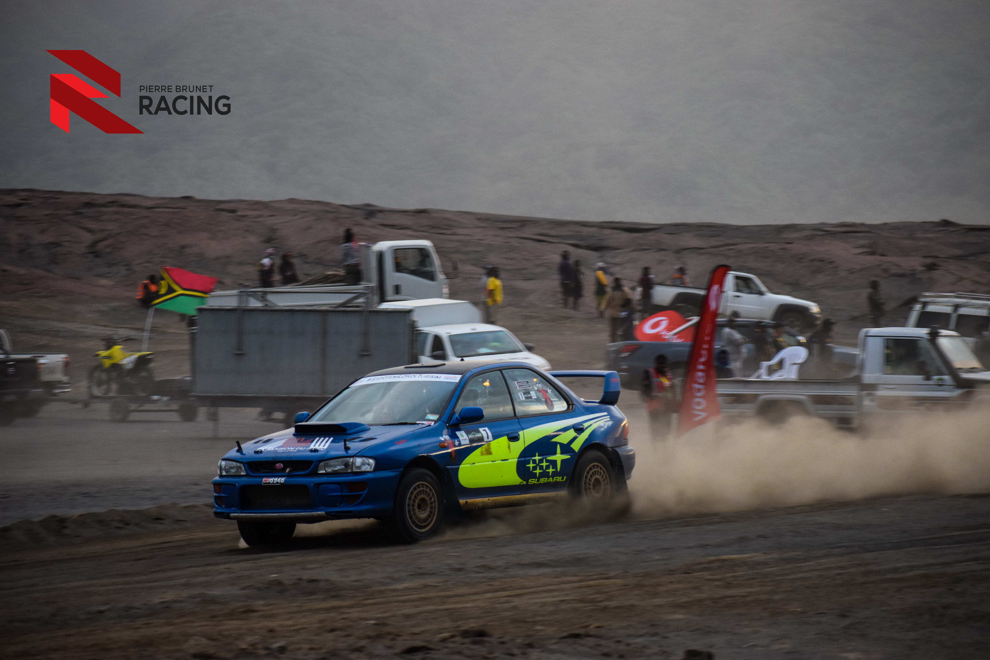 The Tanna Rally itself at the base of the active volcano
