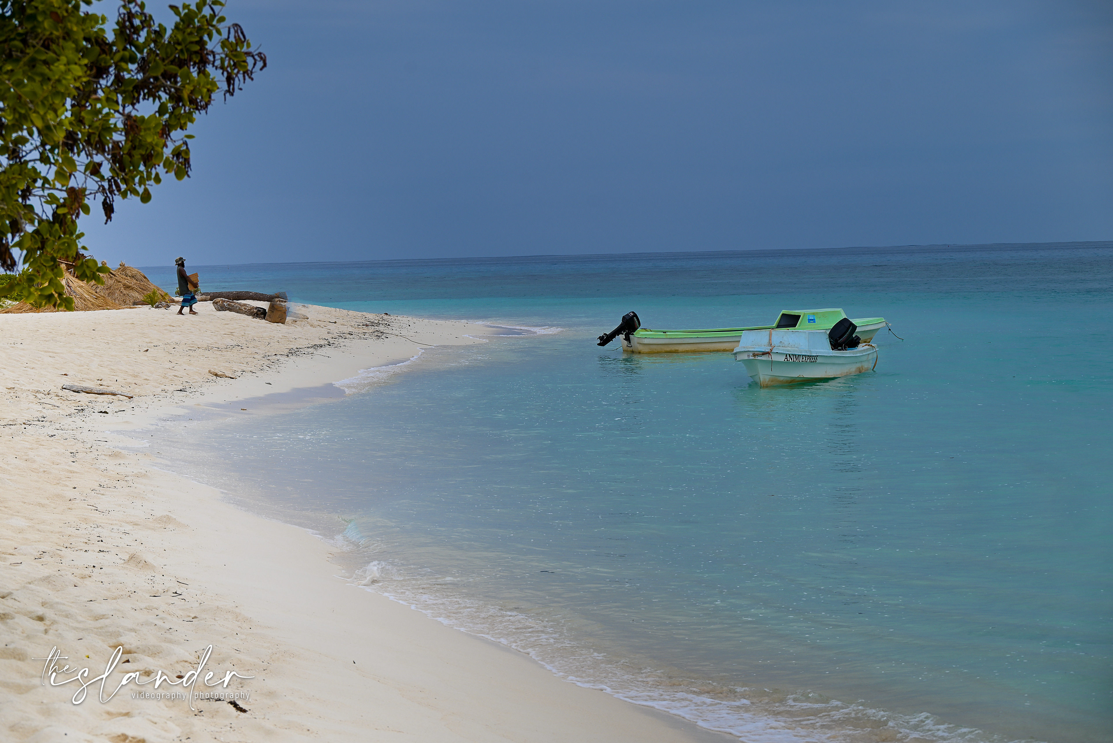 Mystery Island white sandy beach