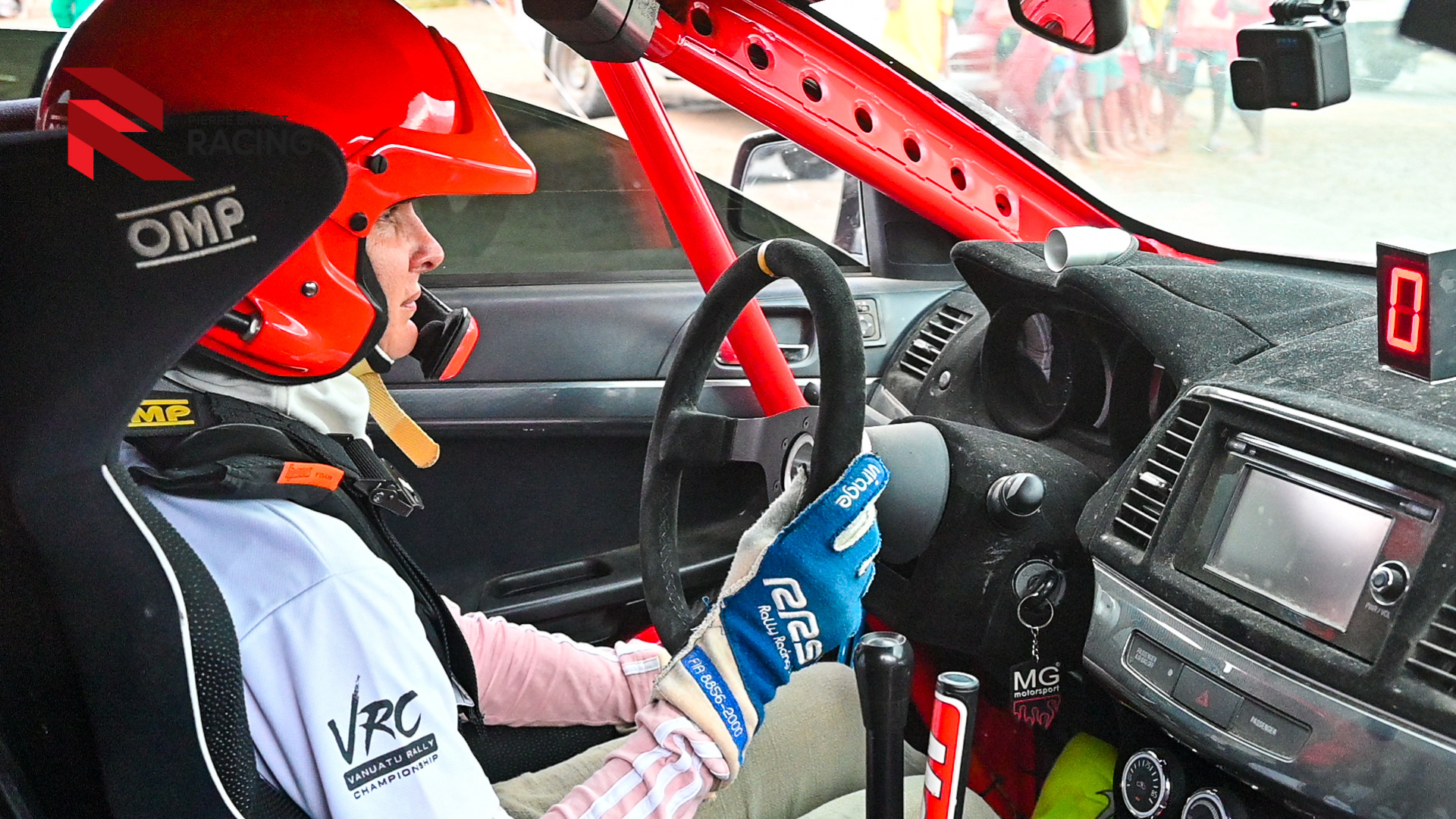 The Tanna Rally itself at the base of the active volcano
