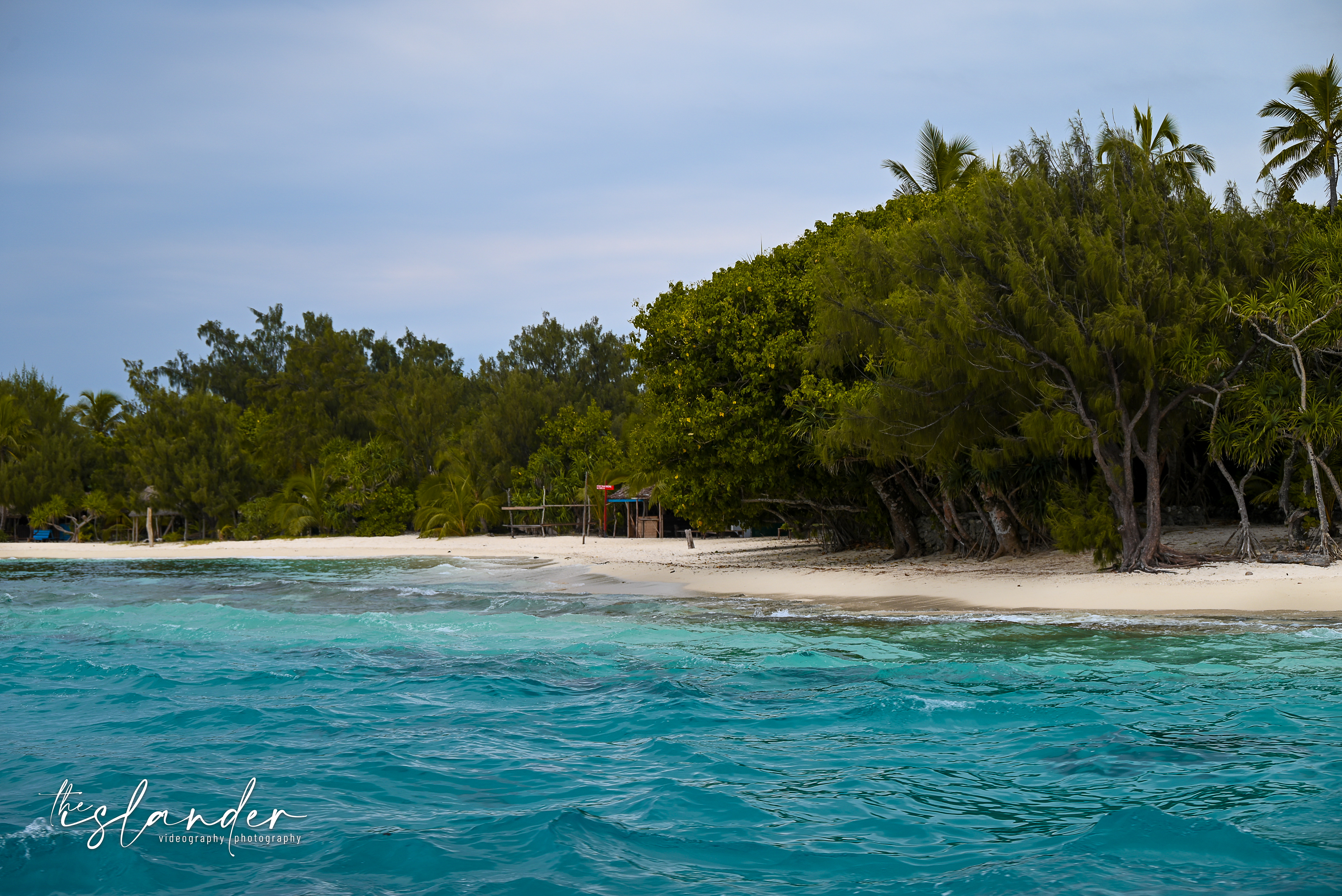 Mystery Island white sandy beach