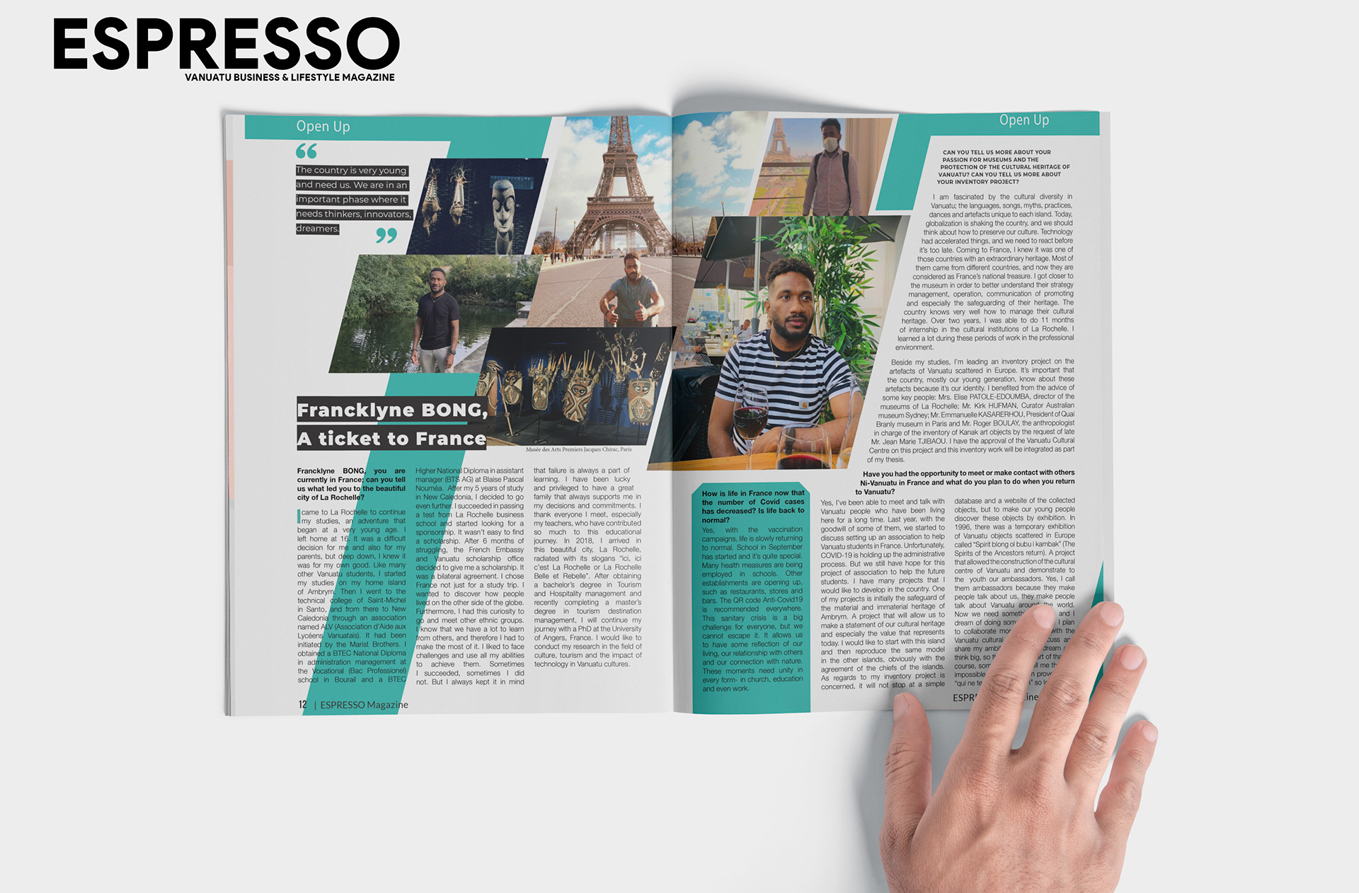 Editor & Graphic Designer for the Espresso Magazine