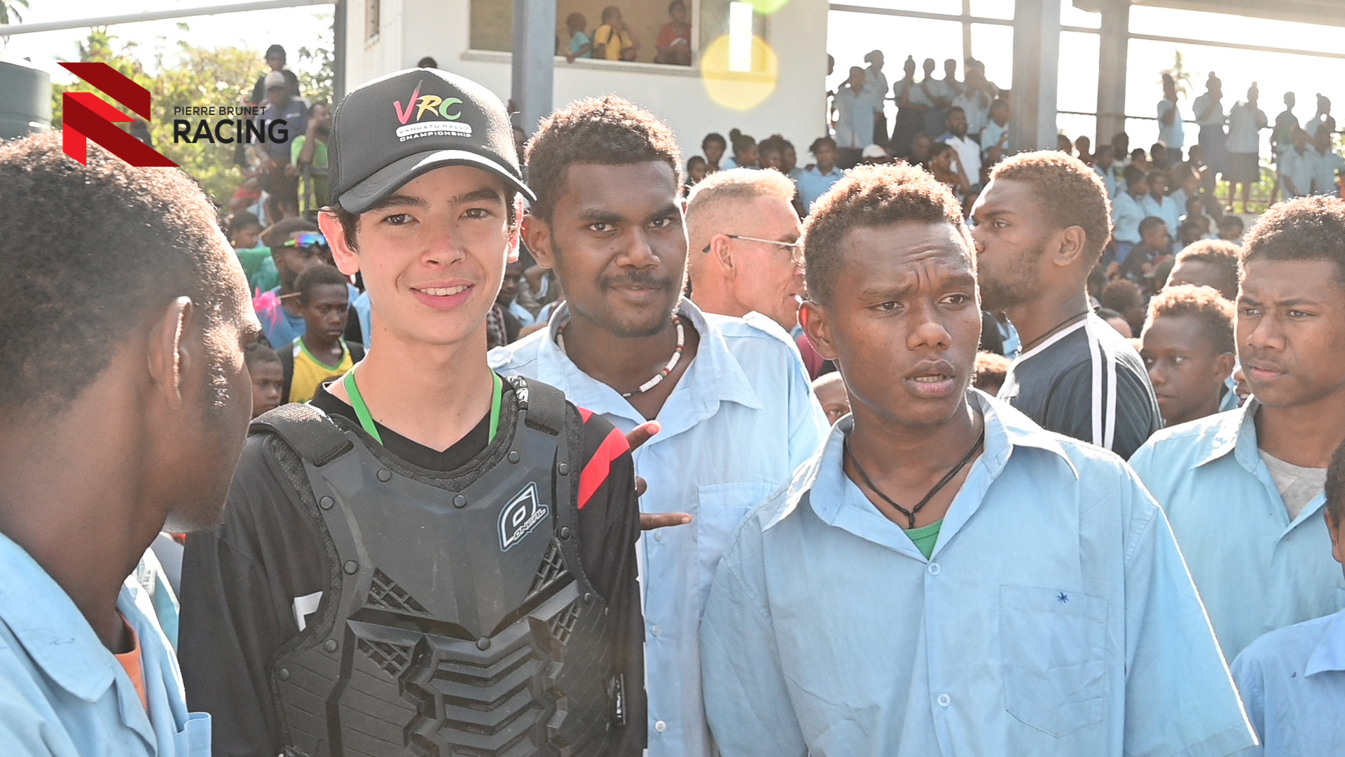 Presentation of the rally team to the crowd
