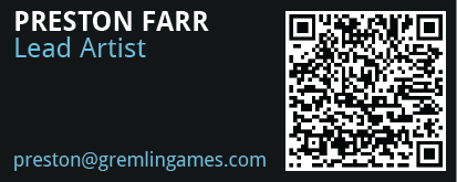 GremlinGames Business Card - Slim Back