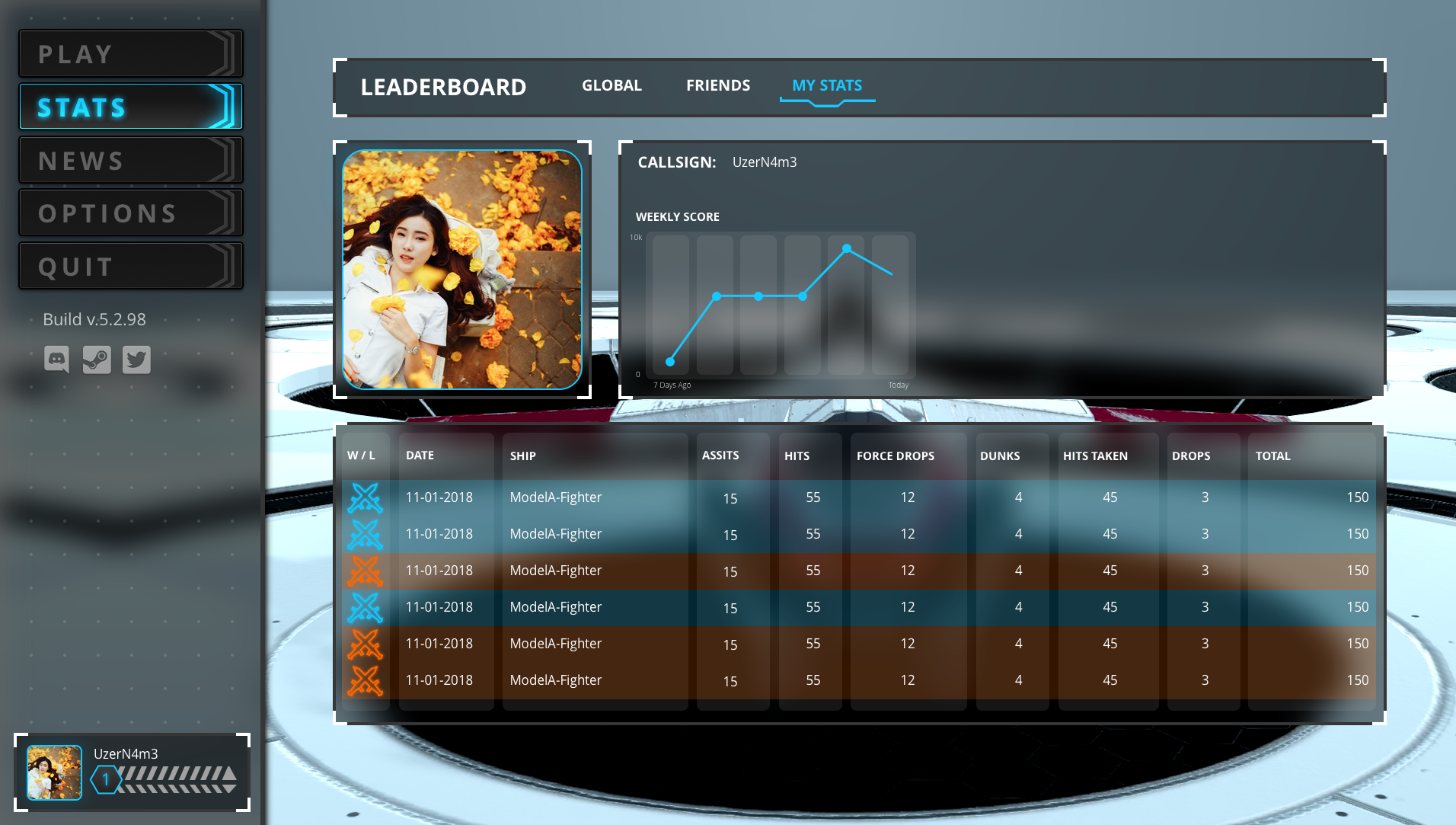 KazBall - My Stats