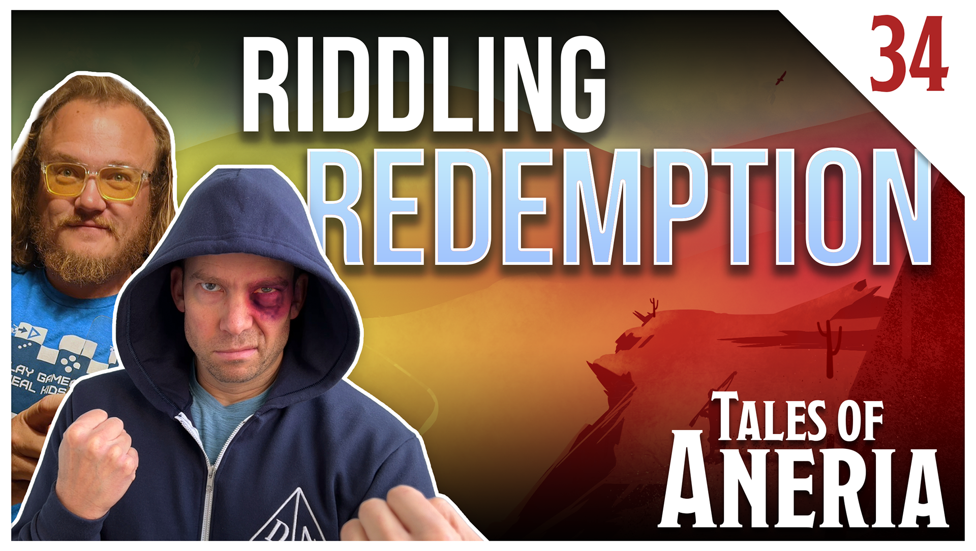 Thumbnail - Episode 35 - Riddling Redemption (ep # typo)