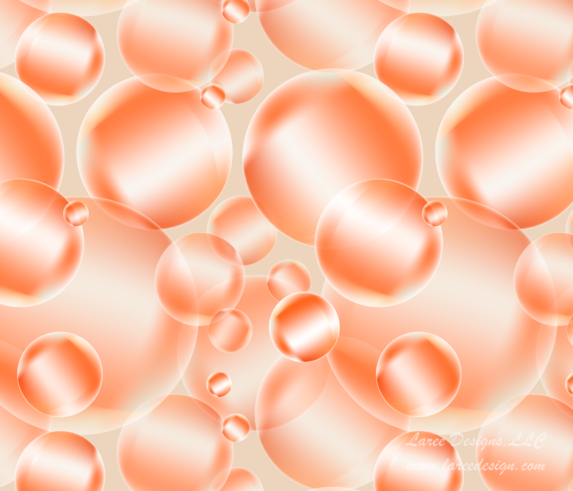 Sunset Peach - Bubble Beauty