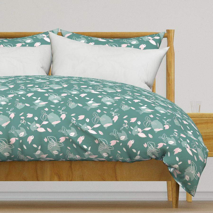 Teal Leaves
