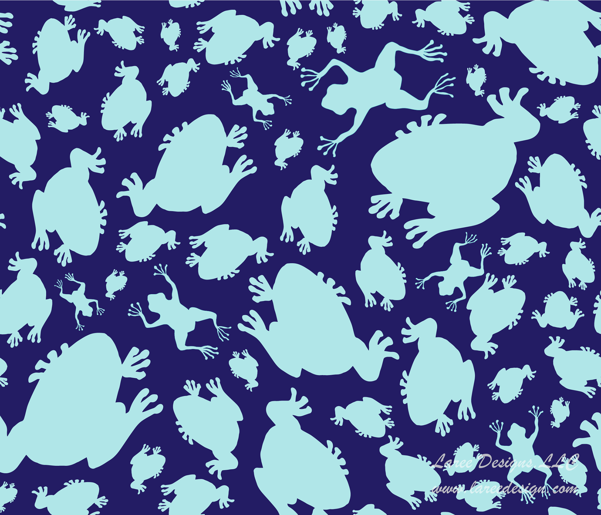Frog Scatter - Dark