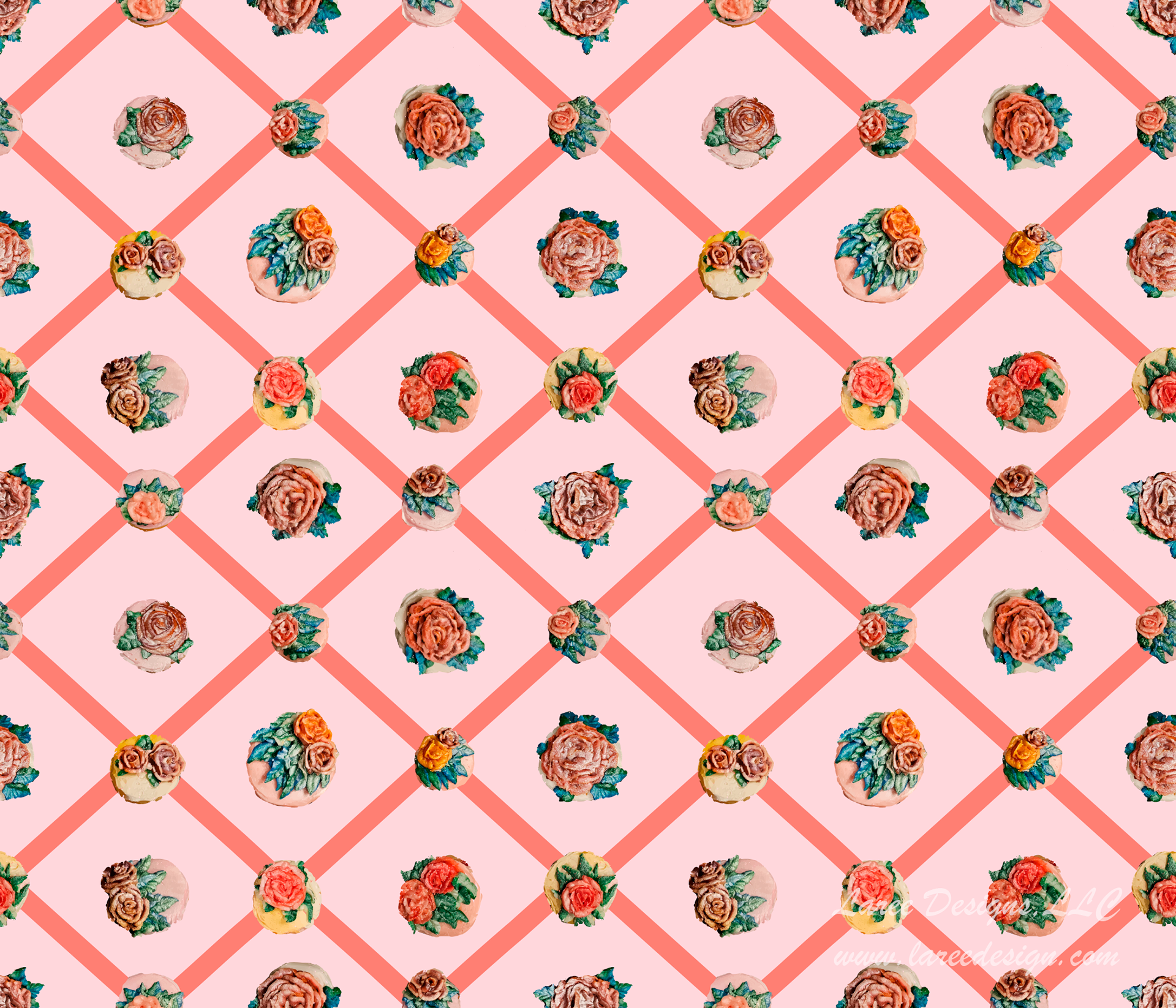 Cotton Candy Pink - Hero Large Stripe