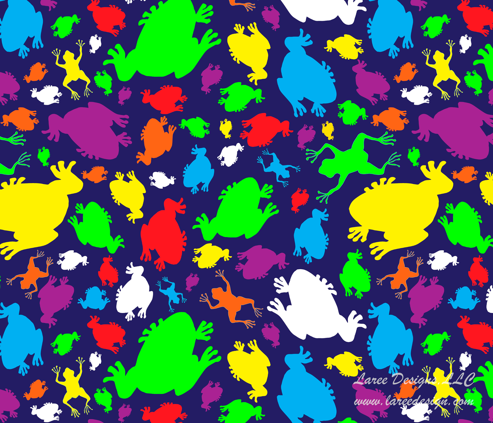Frog Scatter - Bright