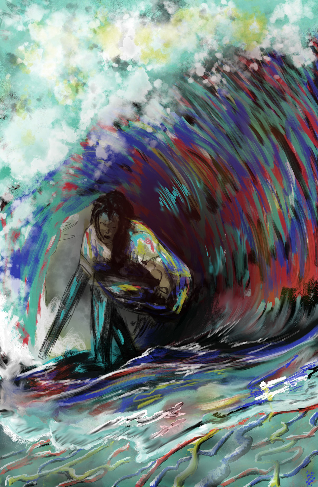 surfing the waves of emotions