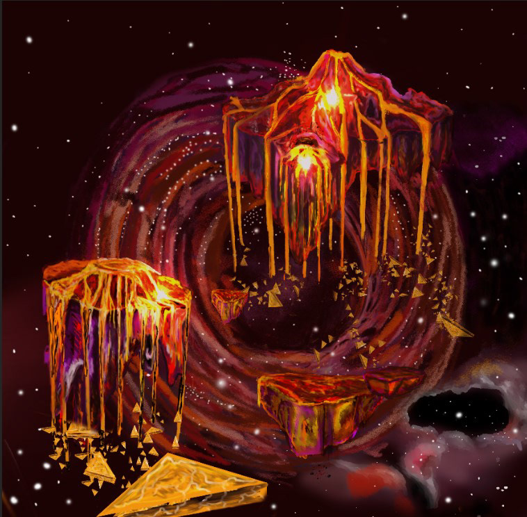 Floating Islands and a black hole og despair