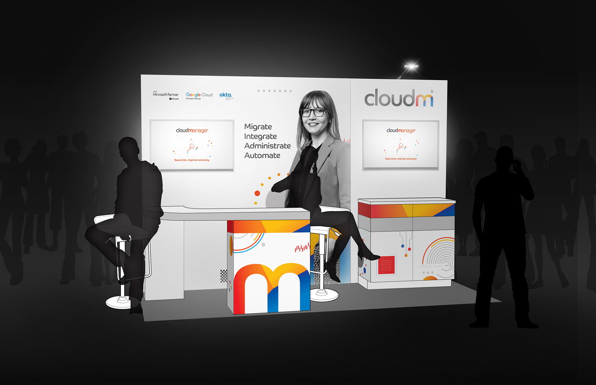 CloudM exhibition display