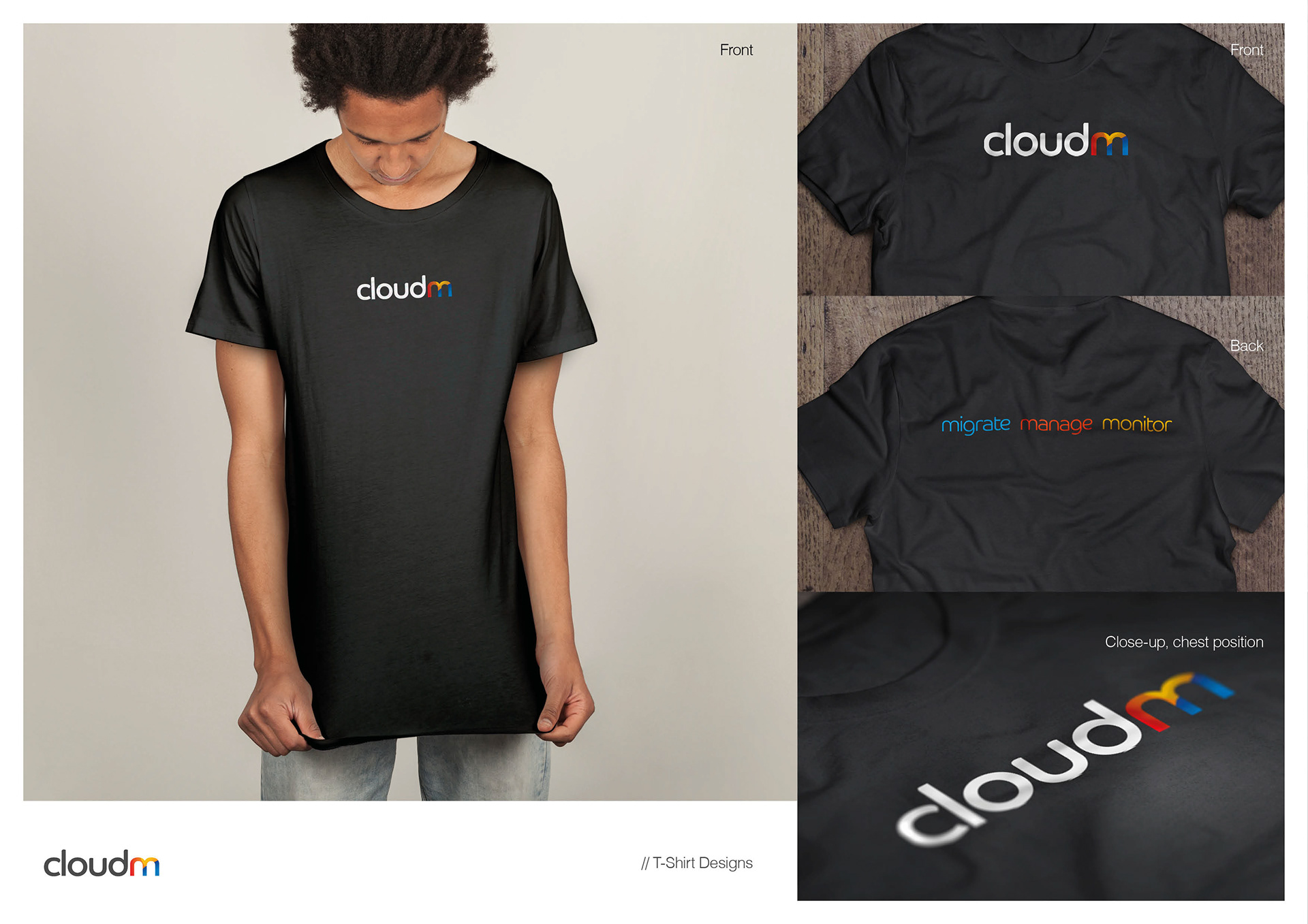 CloudM merchandise for events
