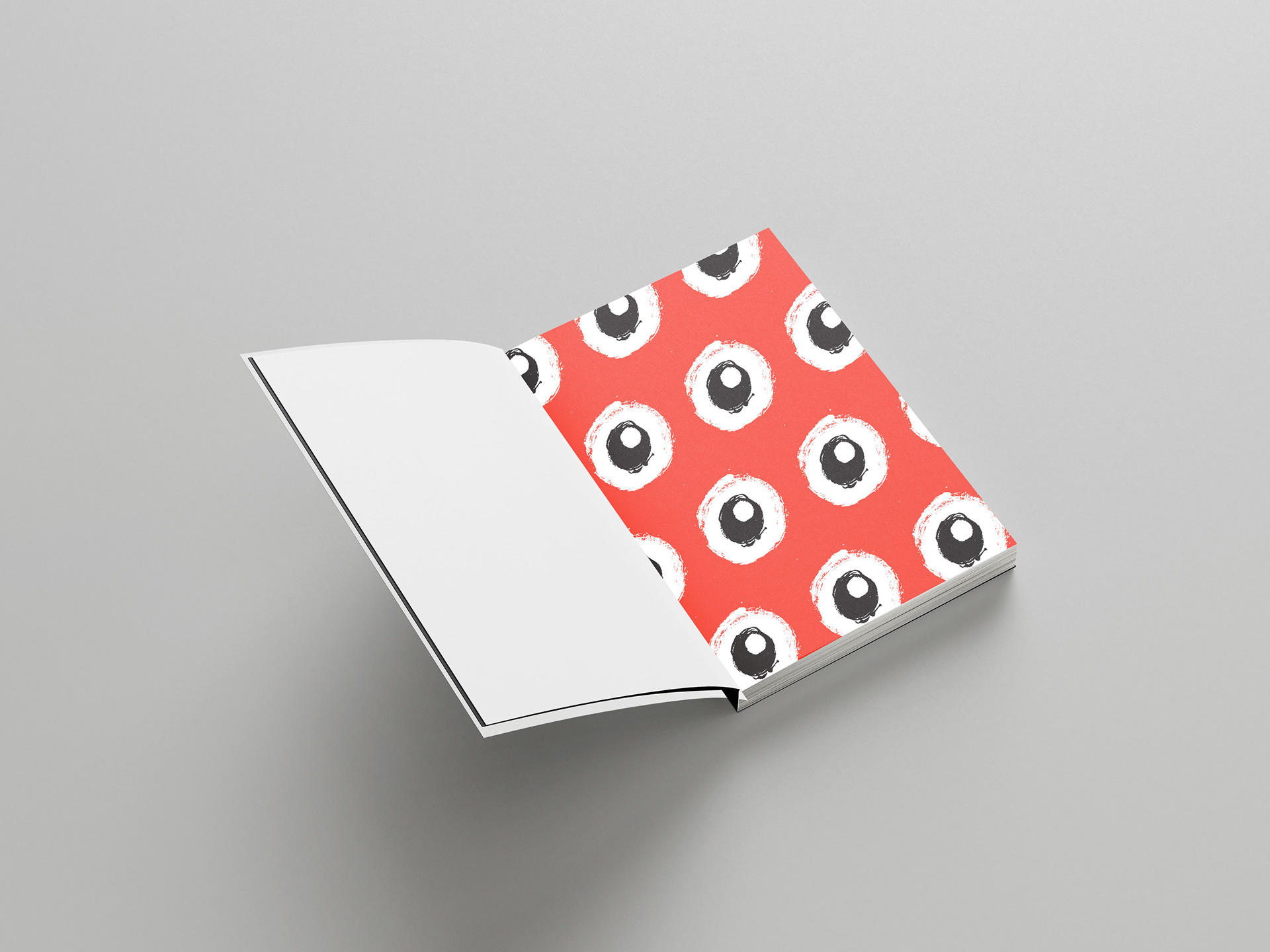 Mock-up of the inside cover design.