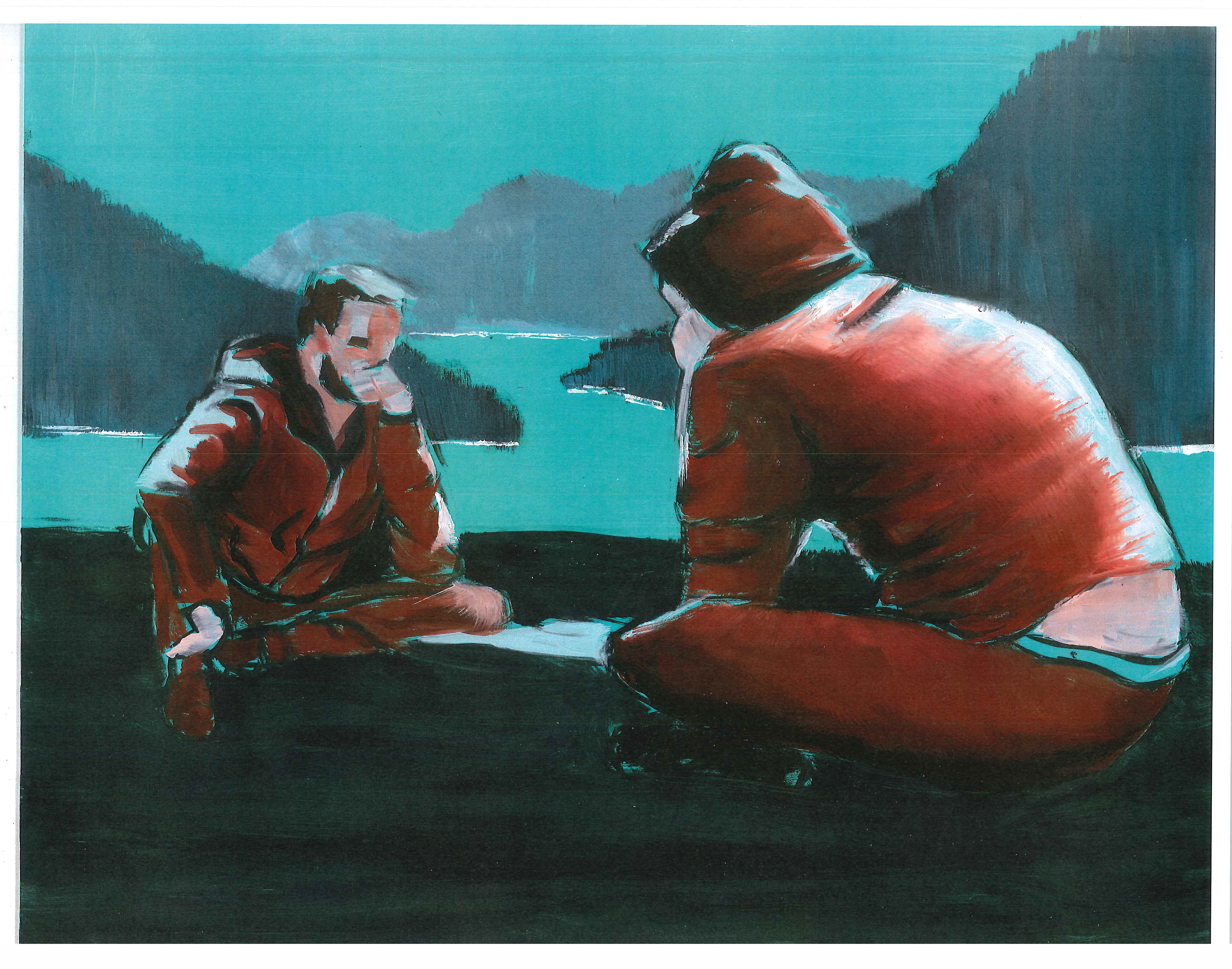 Your Move, Acrylic on Hardboard, 11" x 14"