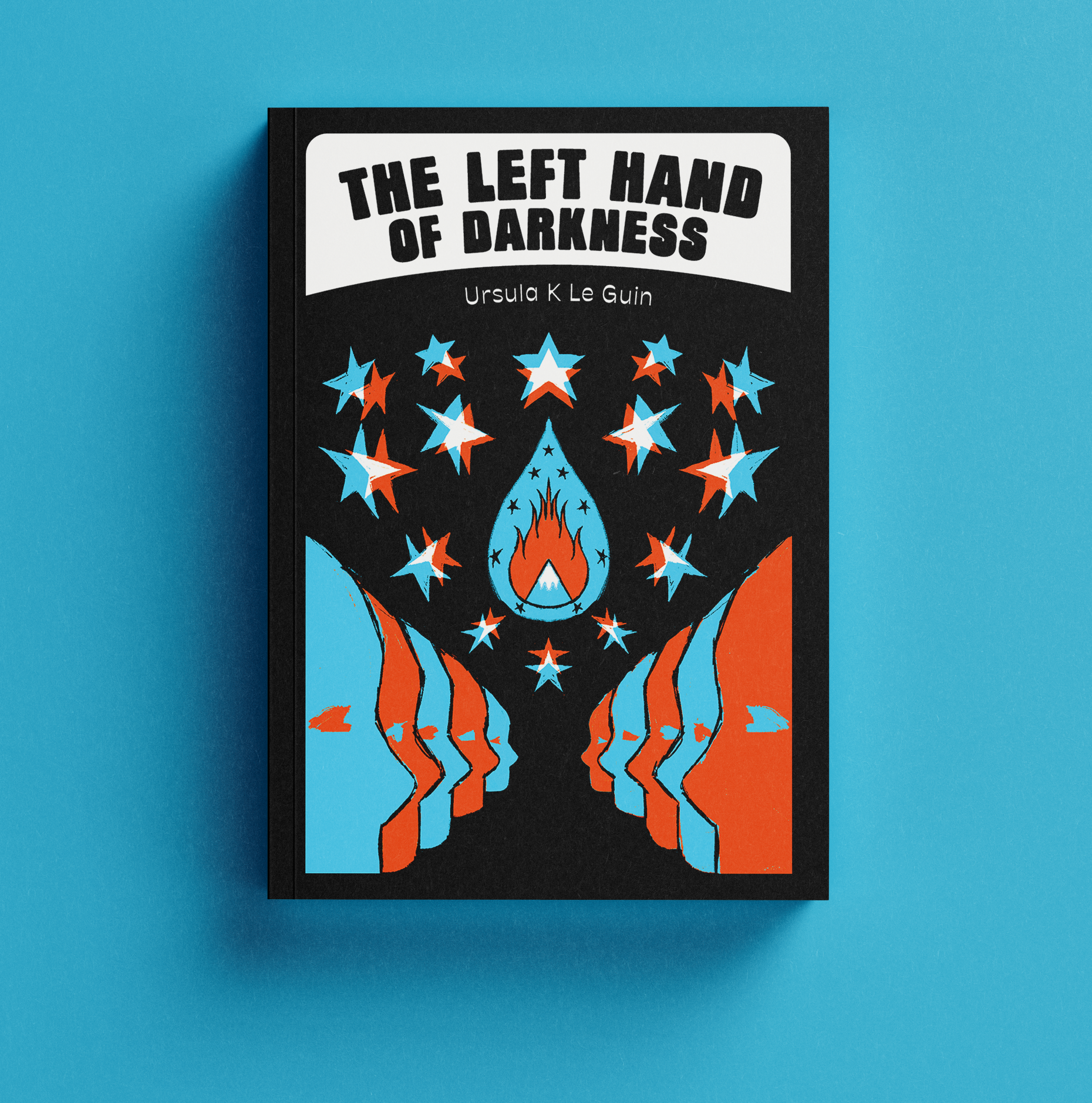 The Left Hand of Darkness with a redesigned cover