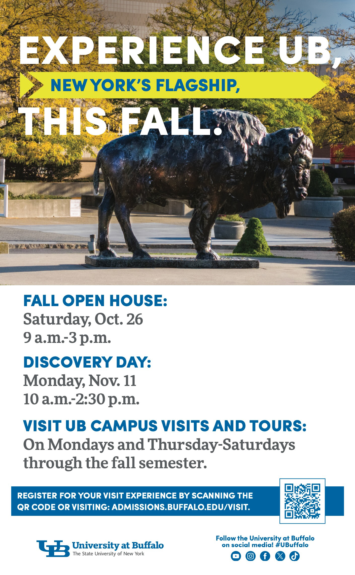 Another new initiative to send high school counselors posters with advertising prospective student events.
