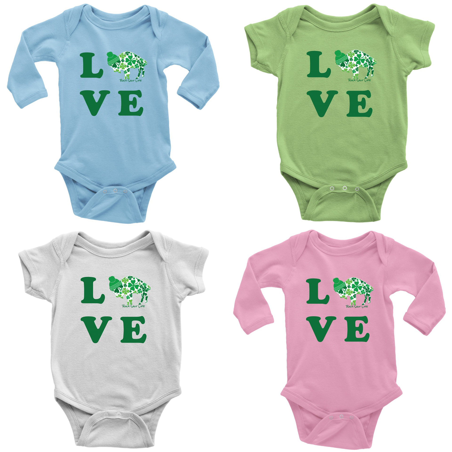 Print on Demand Baby Onesies with Rock Salt Life Brand I Designed