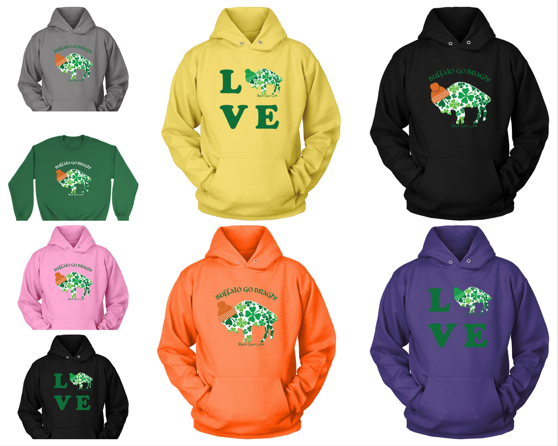 Print on Demand Hoodies with Rock Salt Life Brand I Designed