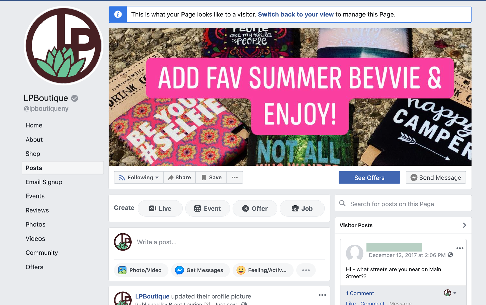 @lpboutiqueNY Facebook cover