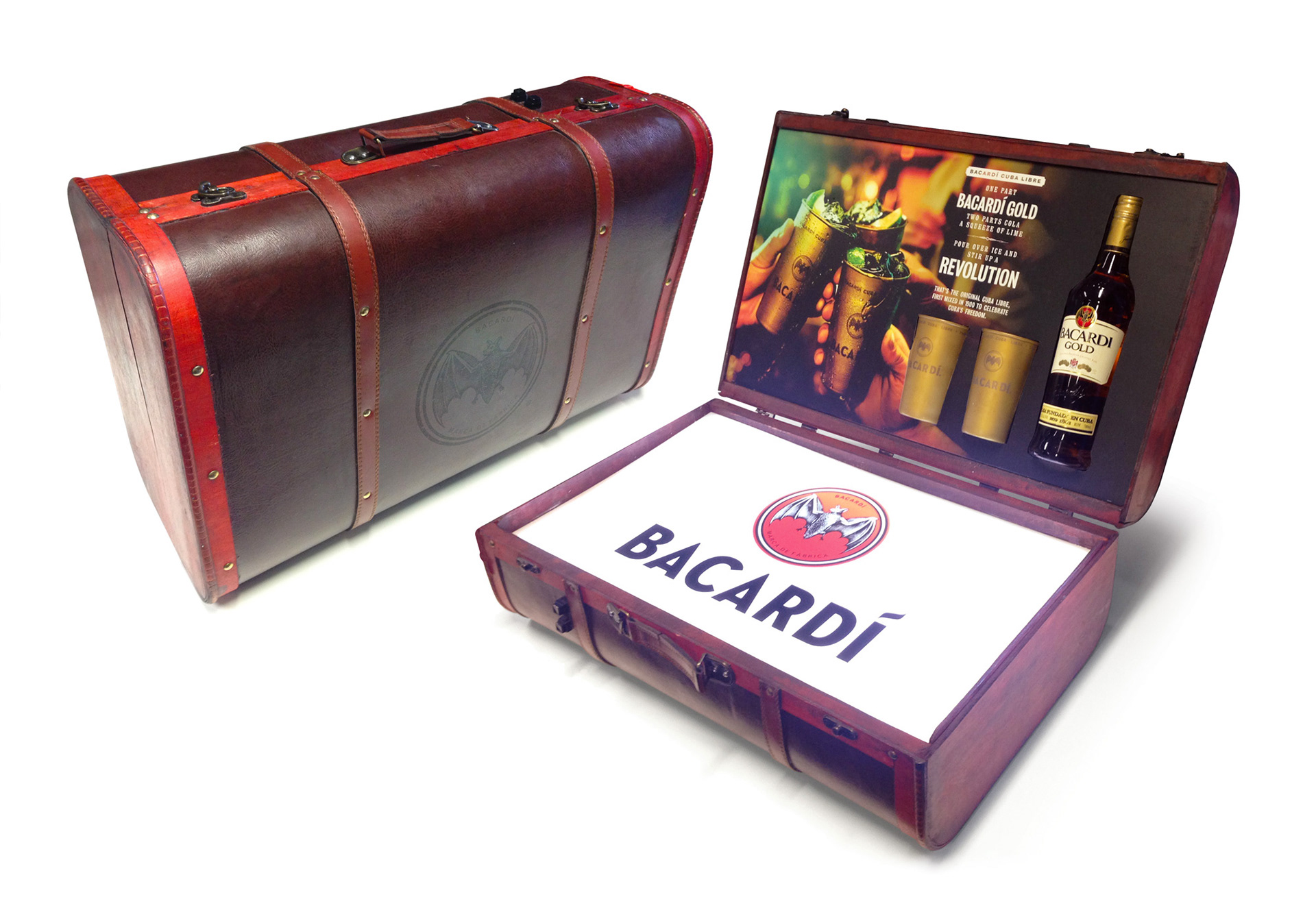 Drink sample suitcase