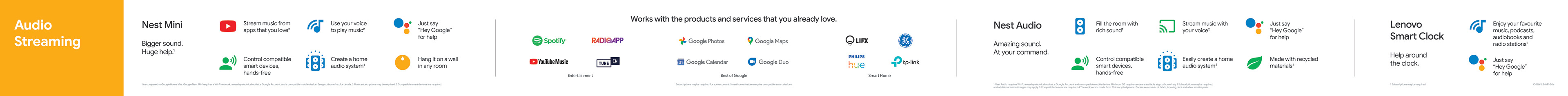 In-store commit strips