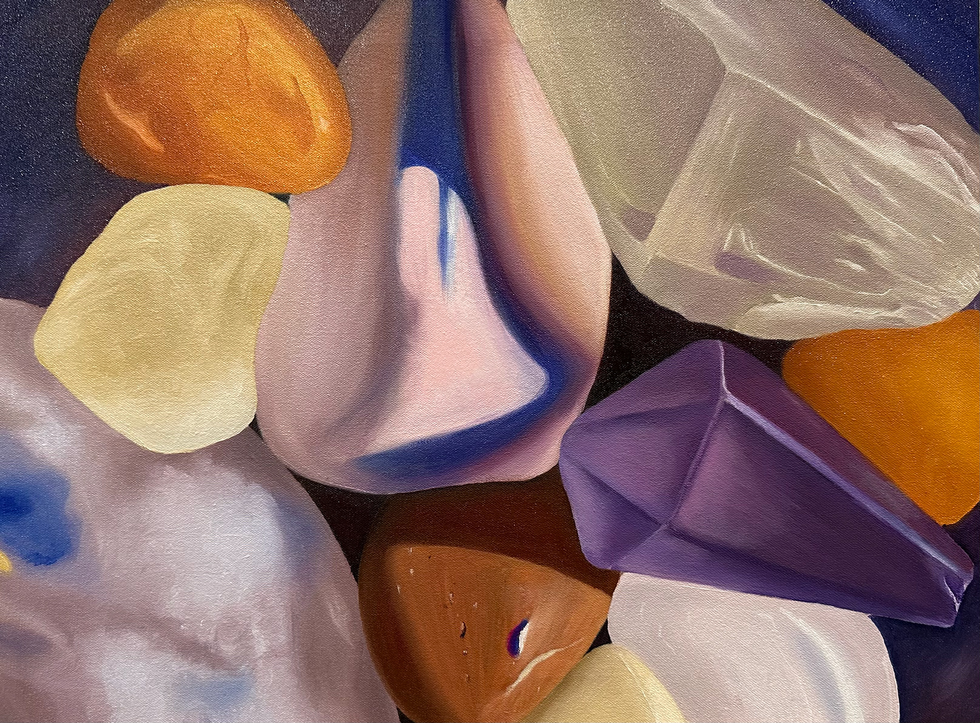 oil painting on canvas