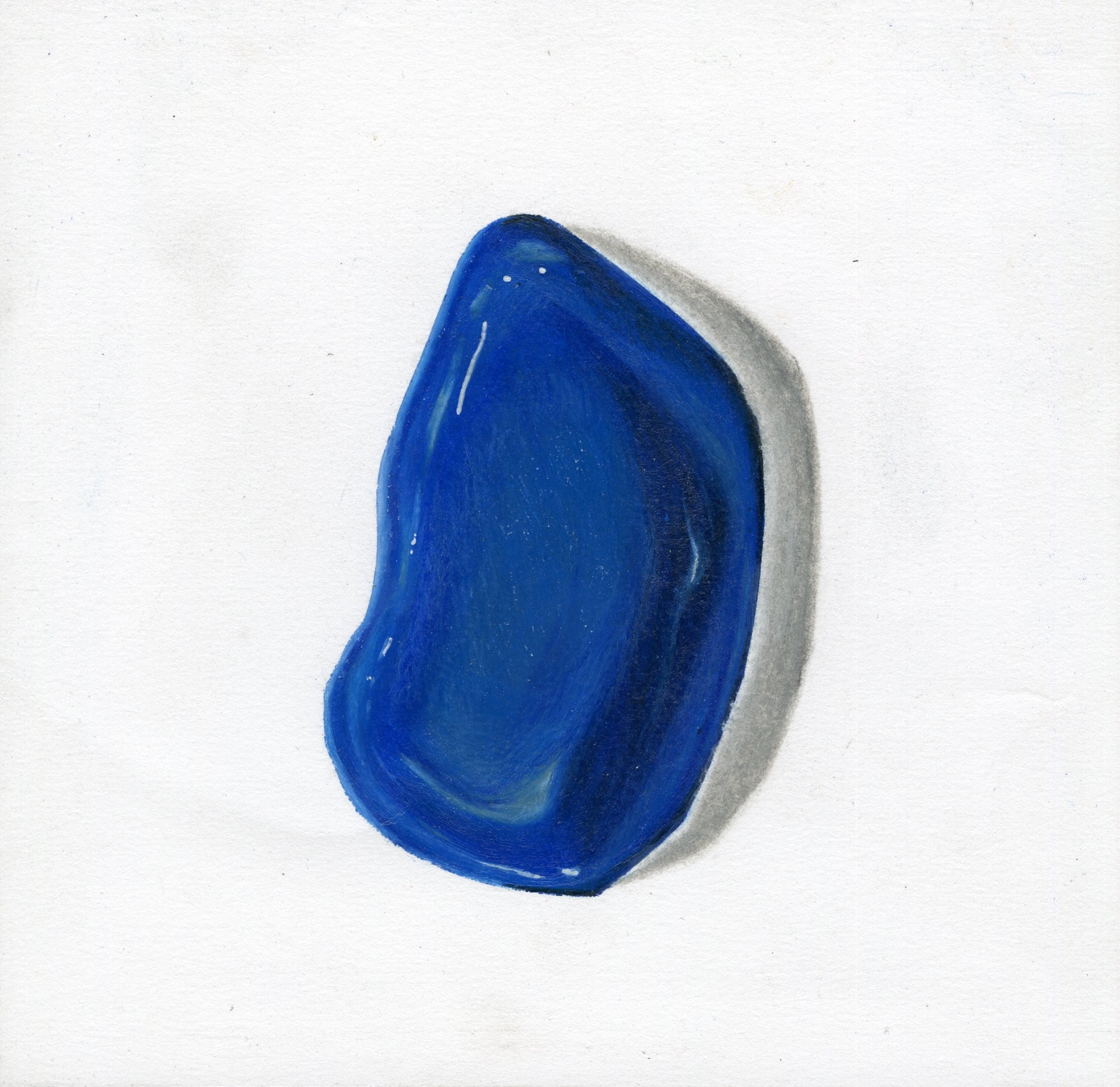 colored pencil, gouache & pastels. 5x5"