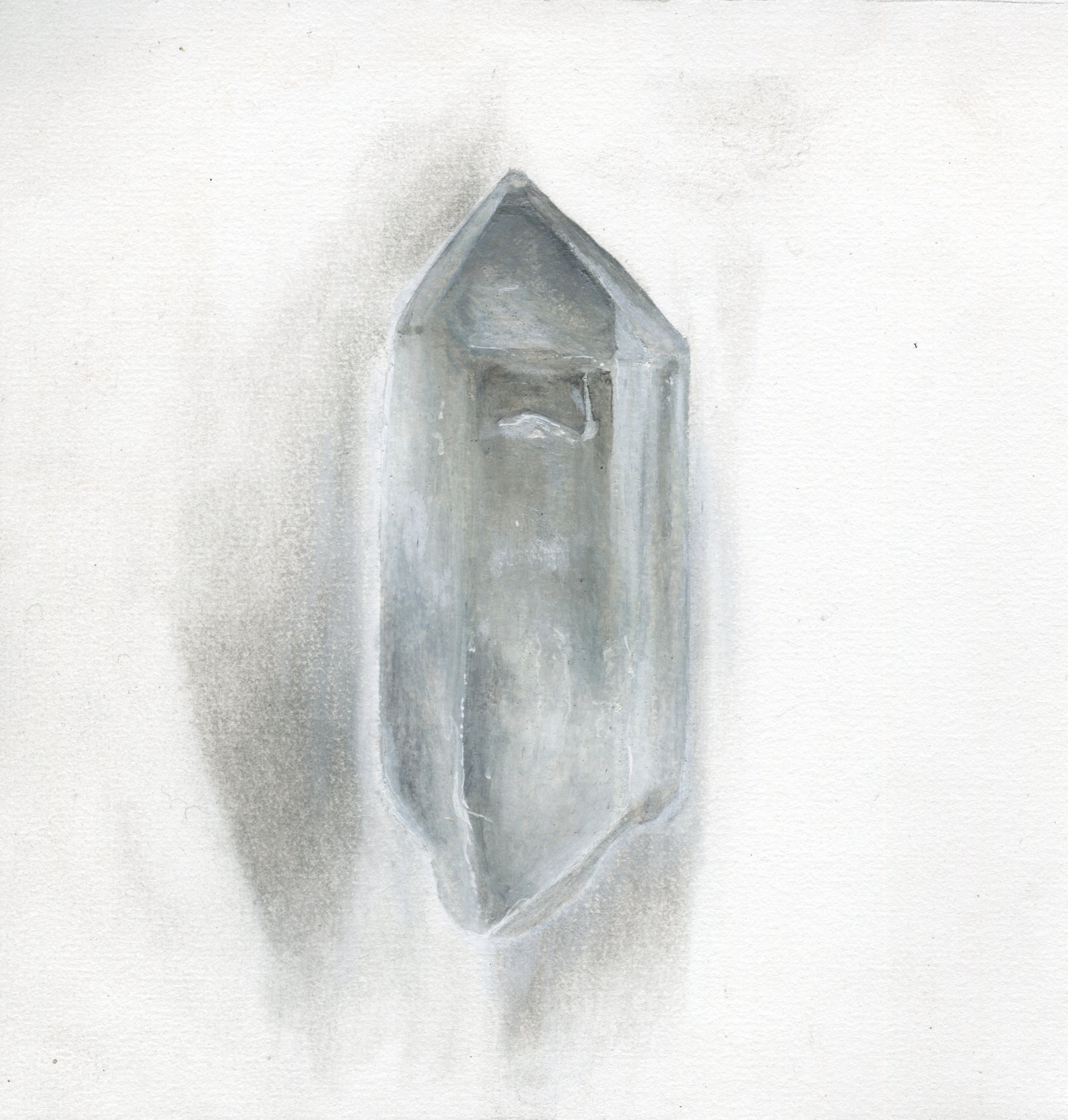 colored pencil, gouache & pastels. 5x5"