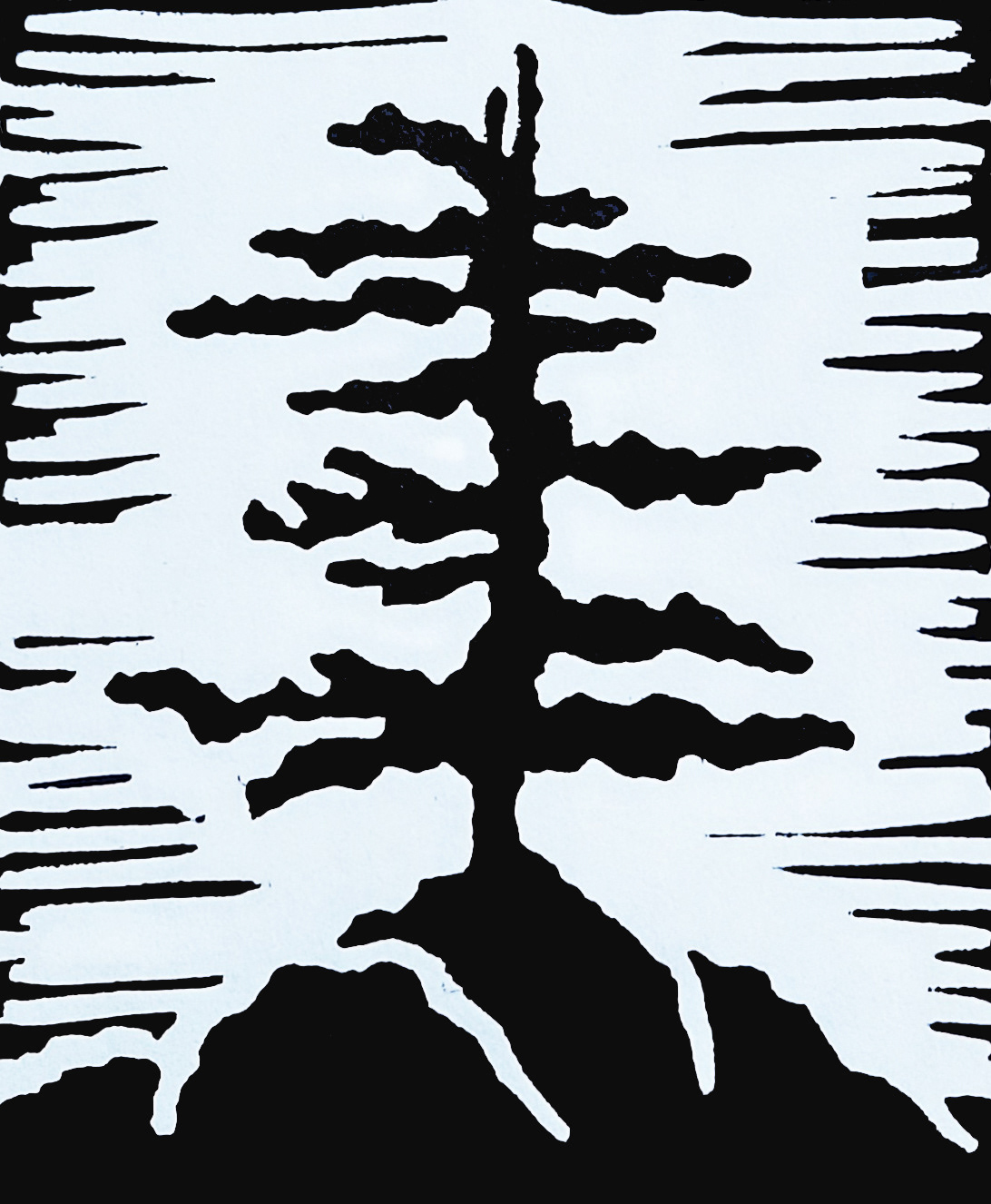 Lone Pine - Mini print, available