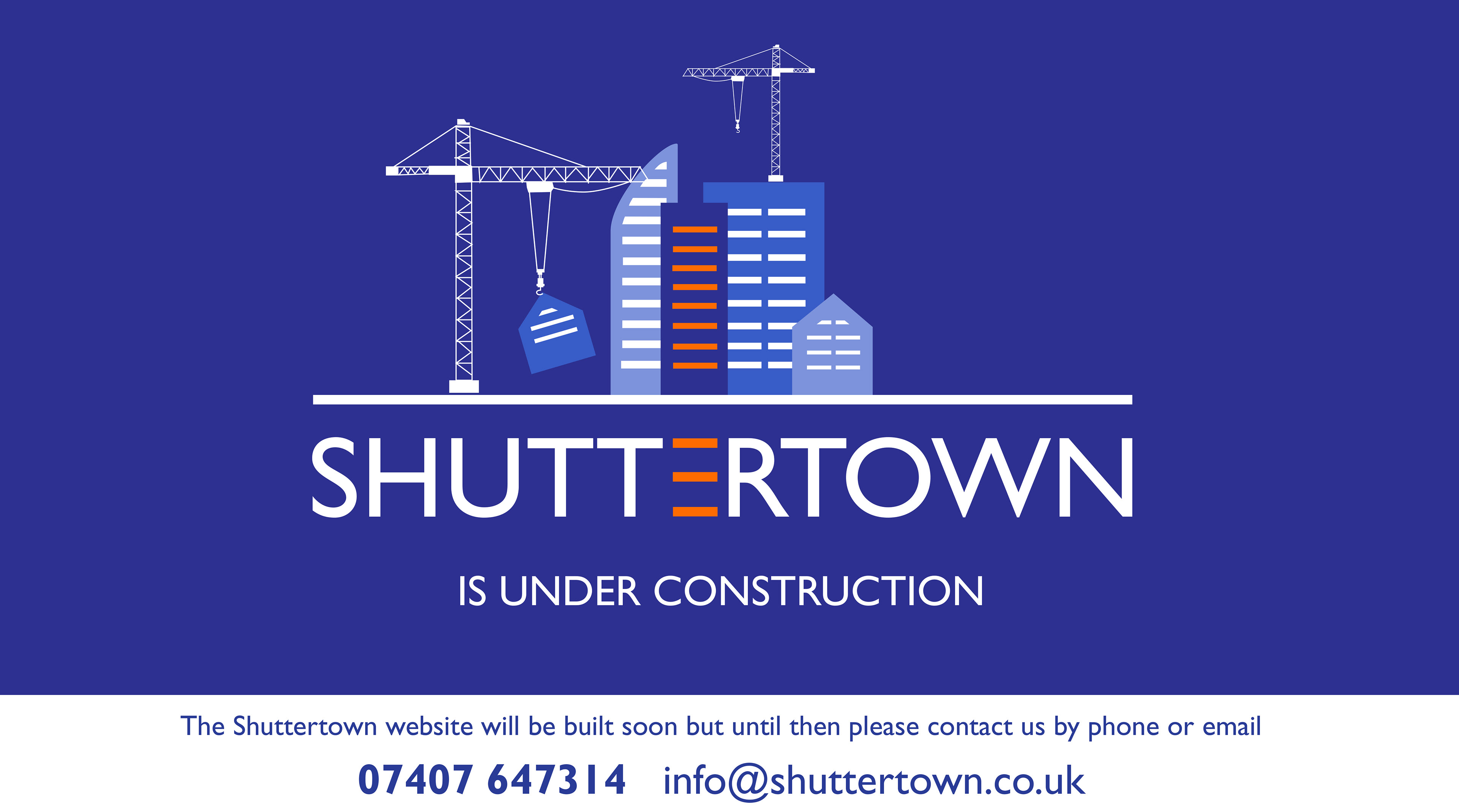 website holding page