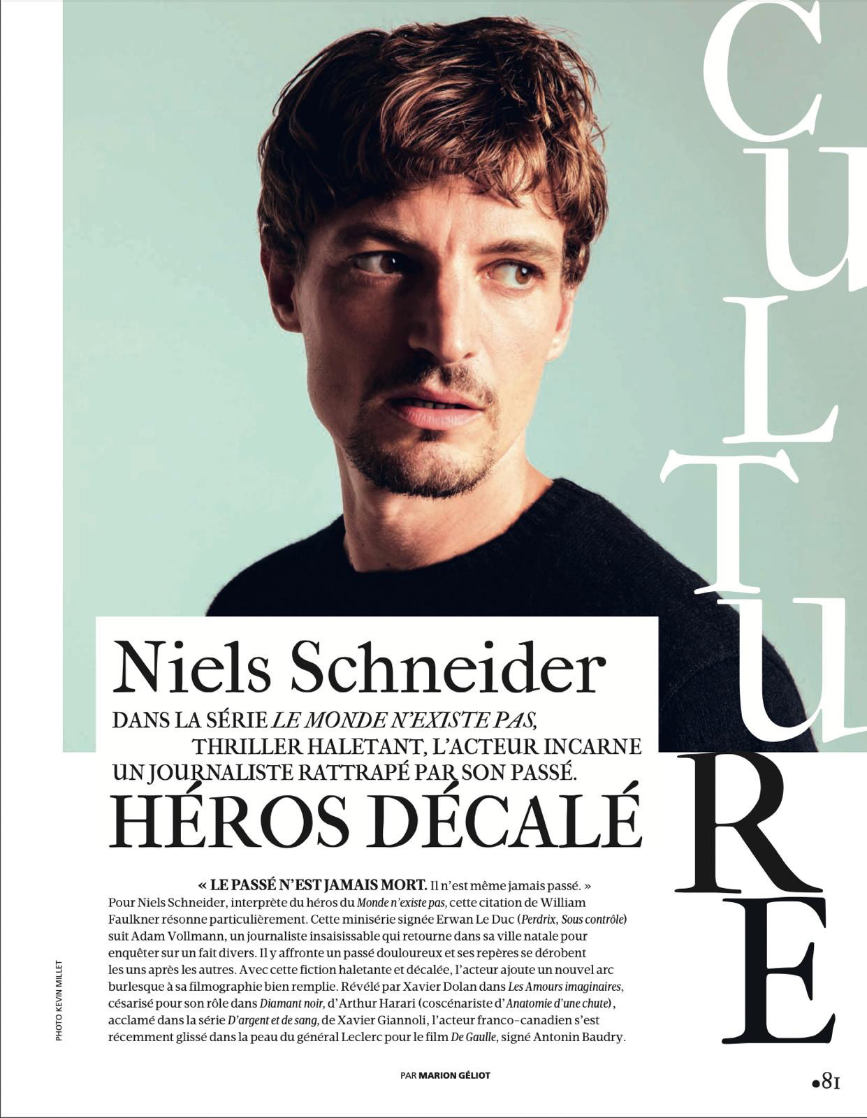 Madame Figaro | Niels Schneider