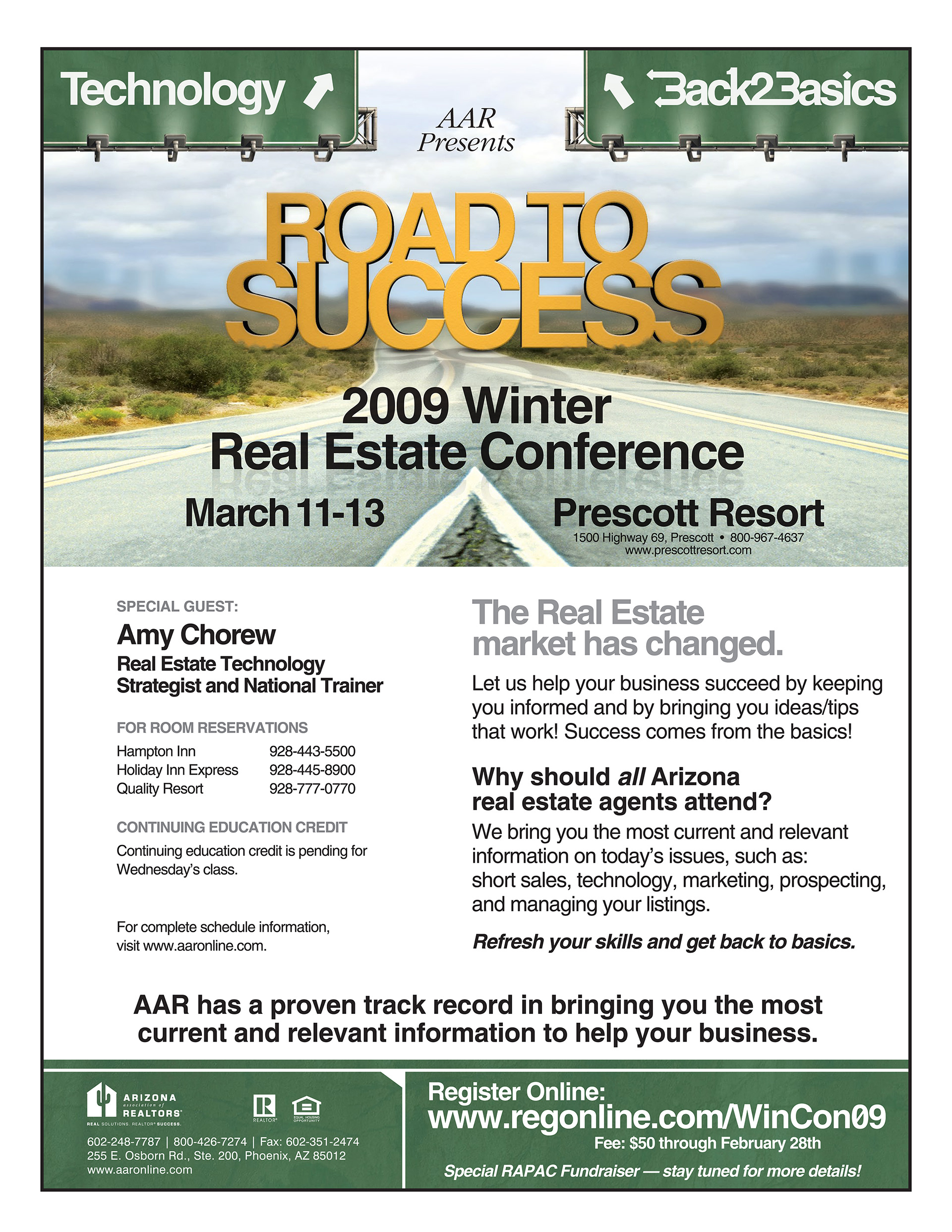AAR Winter Conference 2009 • Event Flyer
