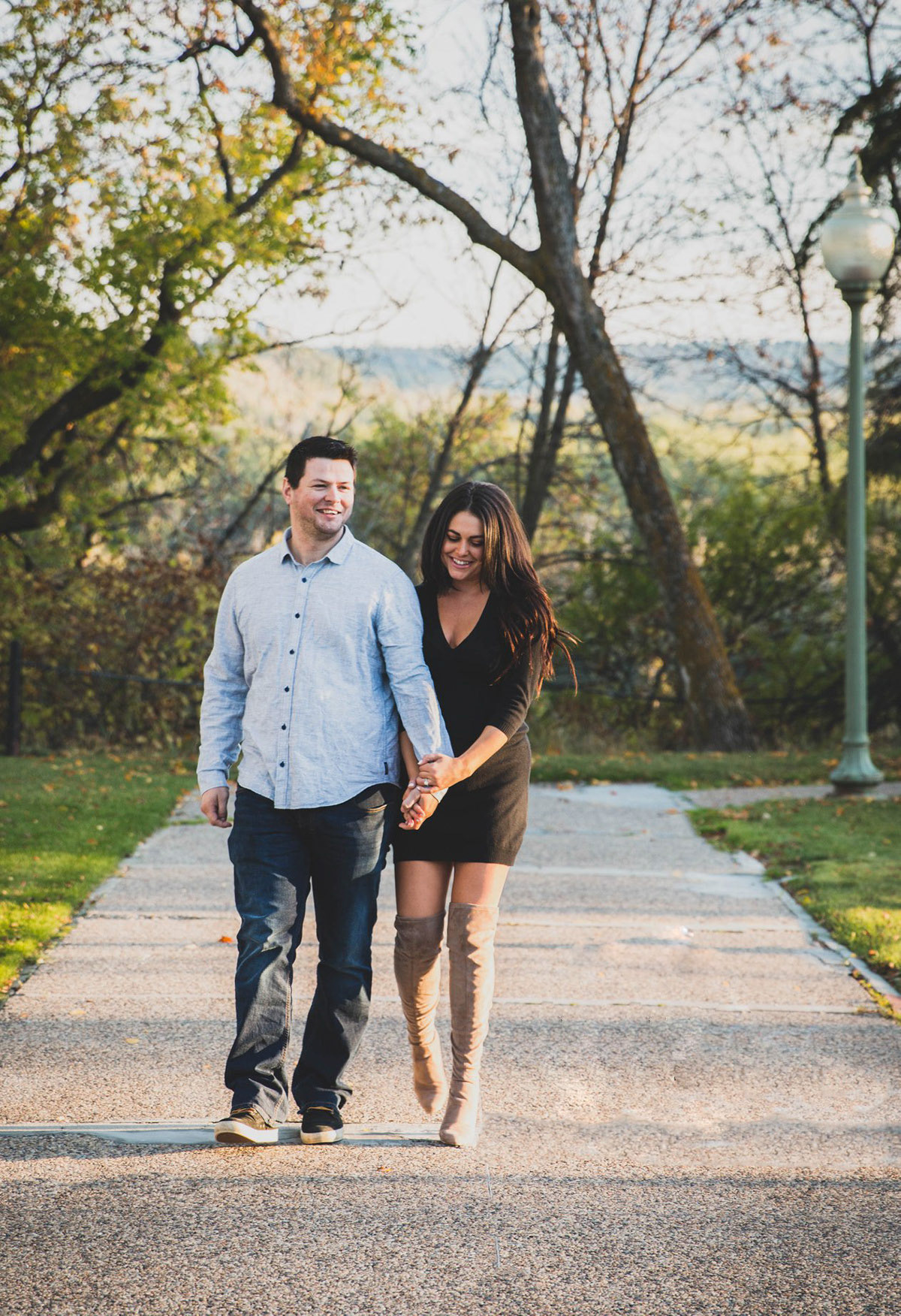 Couple at government house in Edmonton