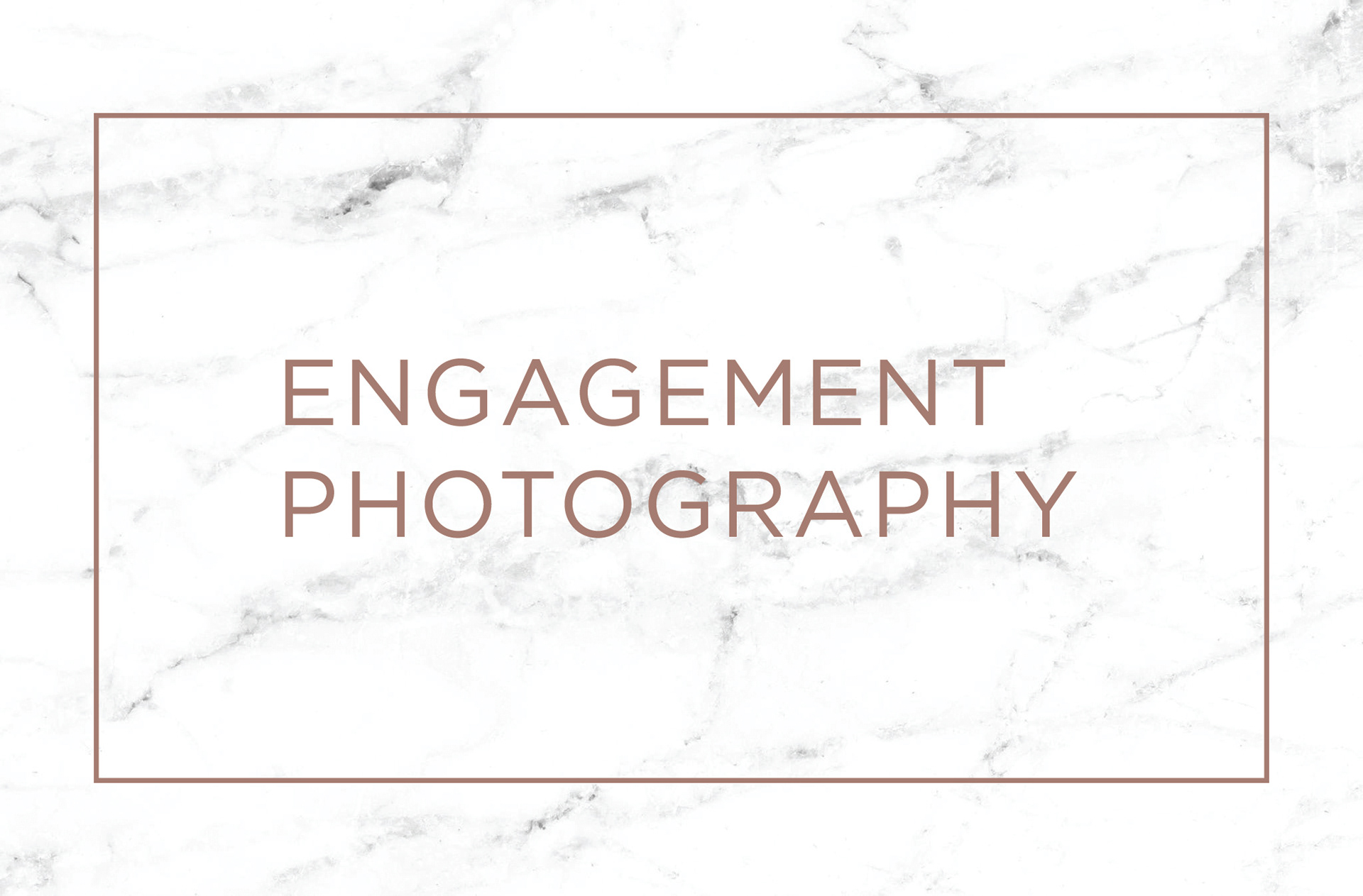 Engagement photography header poster