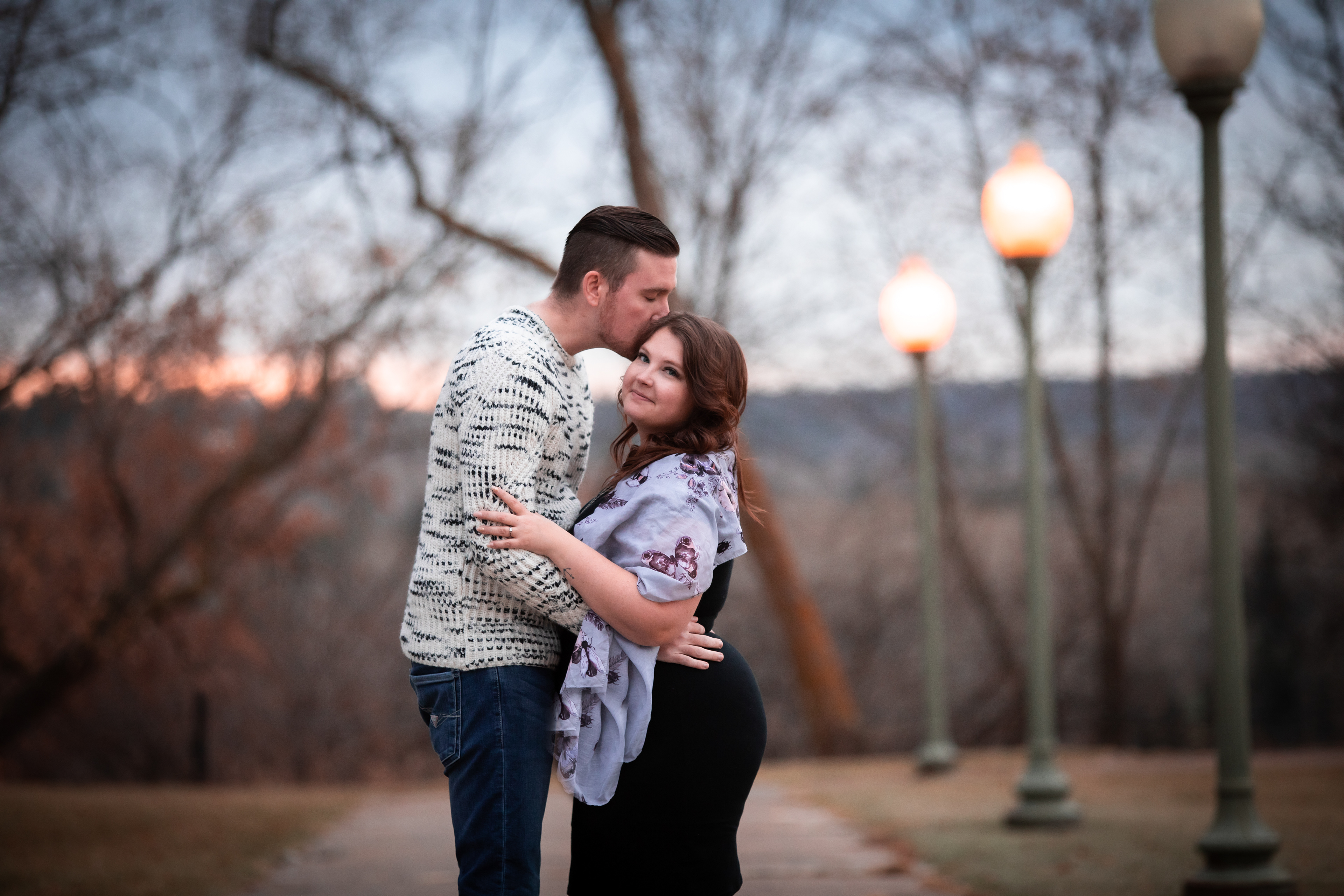 Couple at government house in Edmonton