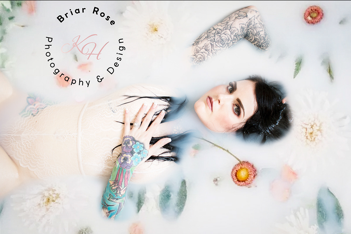 milk bath photoshoot in edmonton