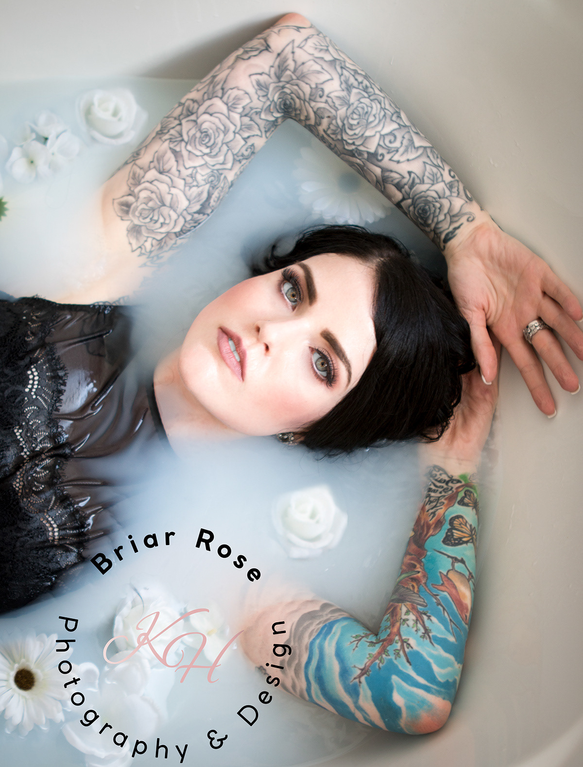 milk bath photoshoot in edmonton