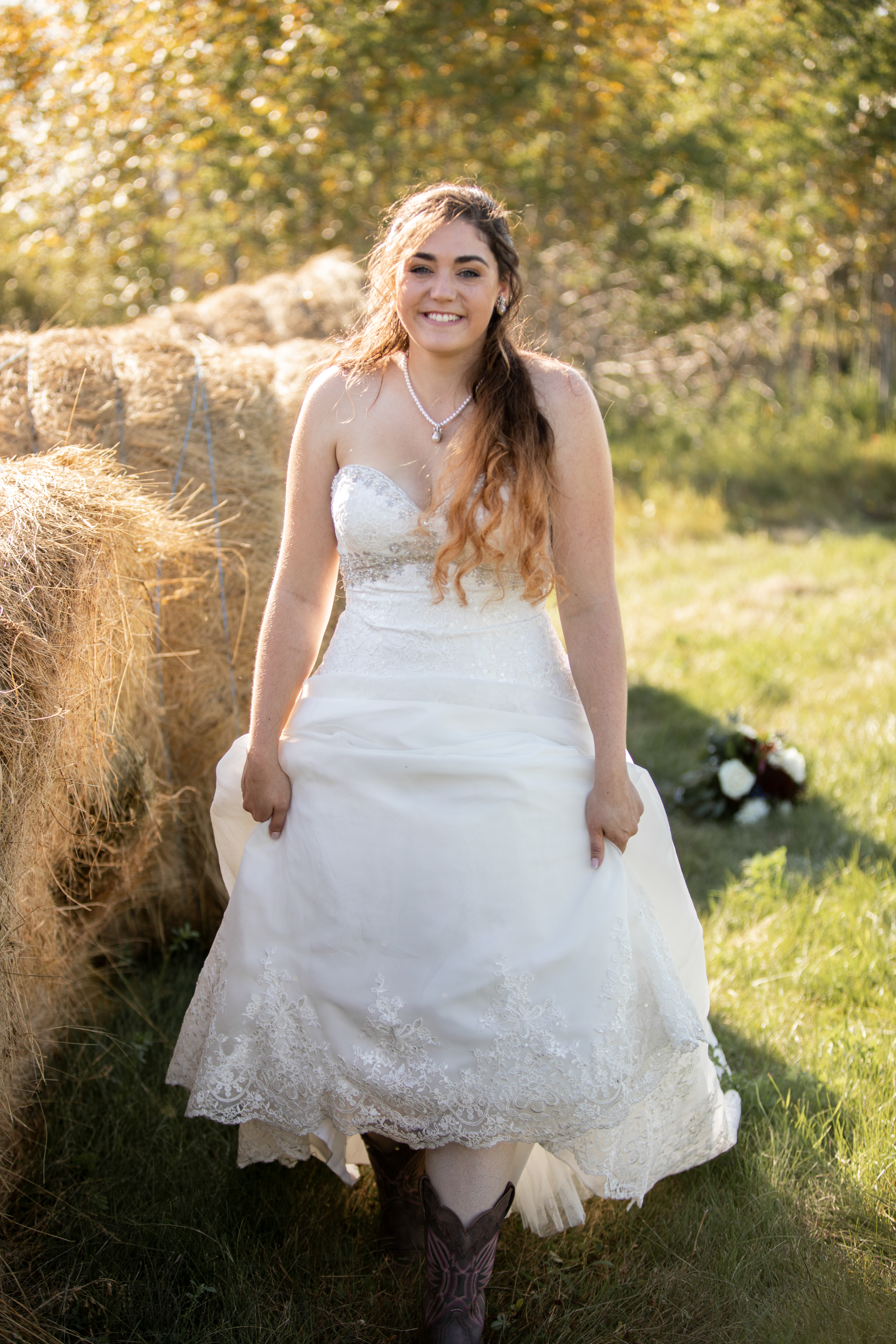 Country wedding with cowboys in Edmonton