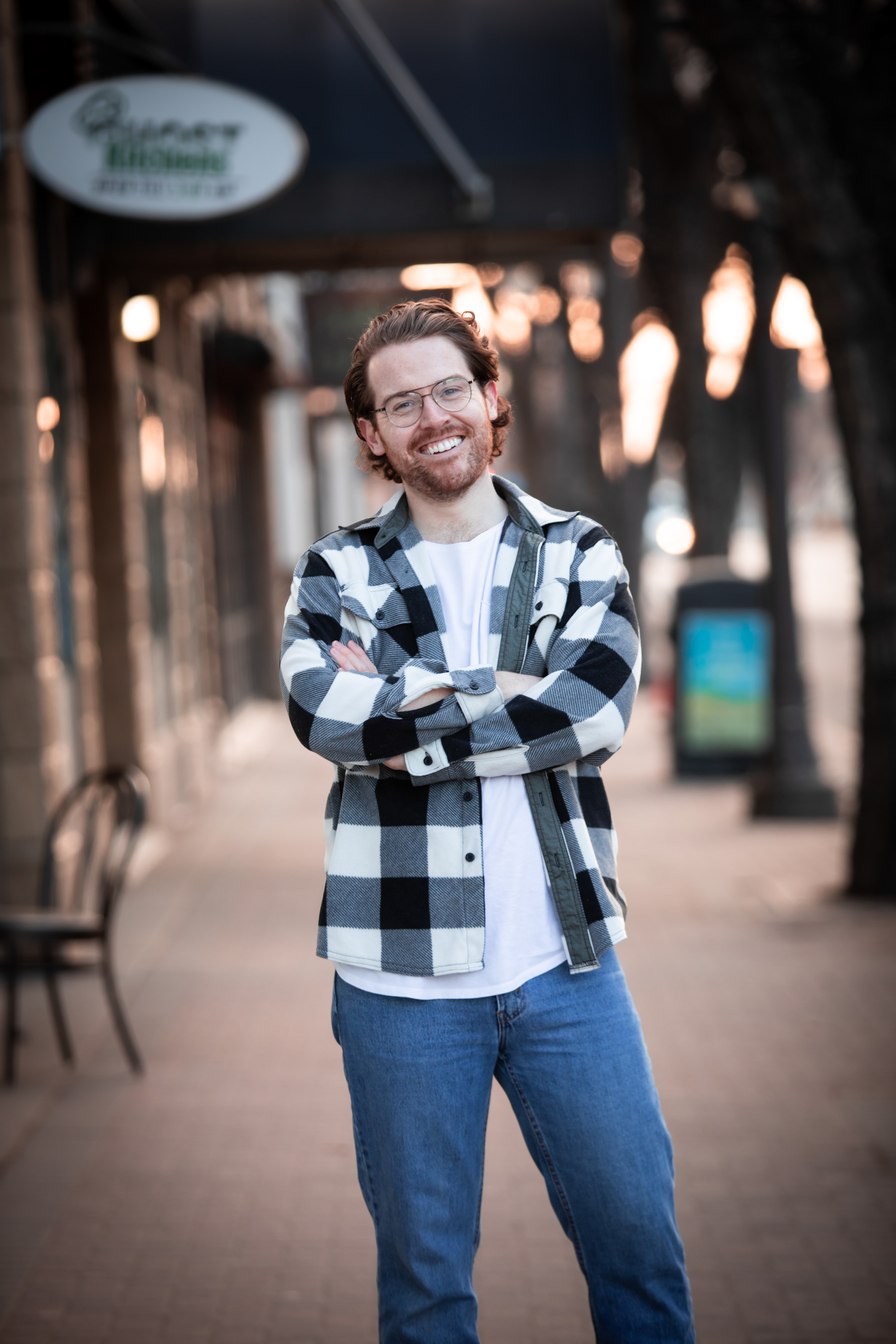 man smiling at camera