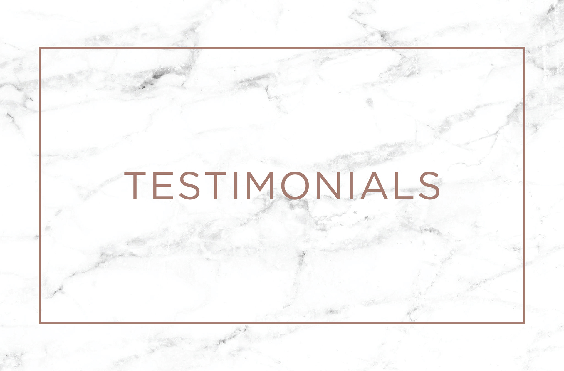 Testimonials header poster