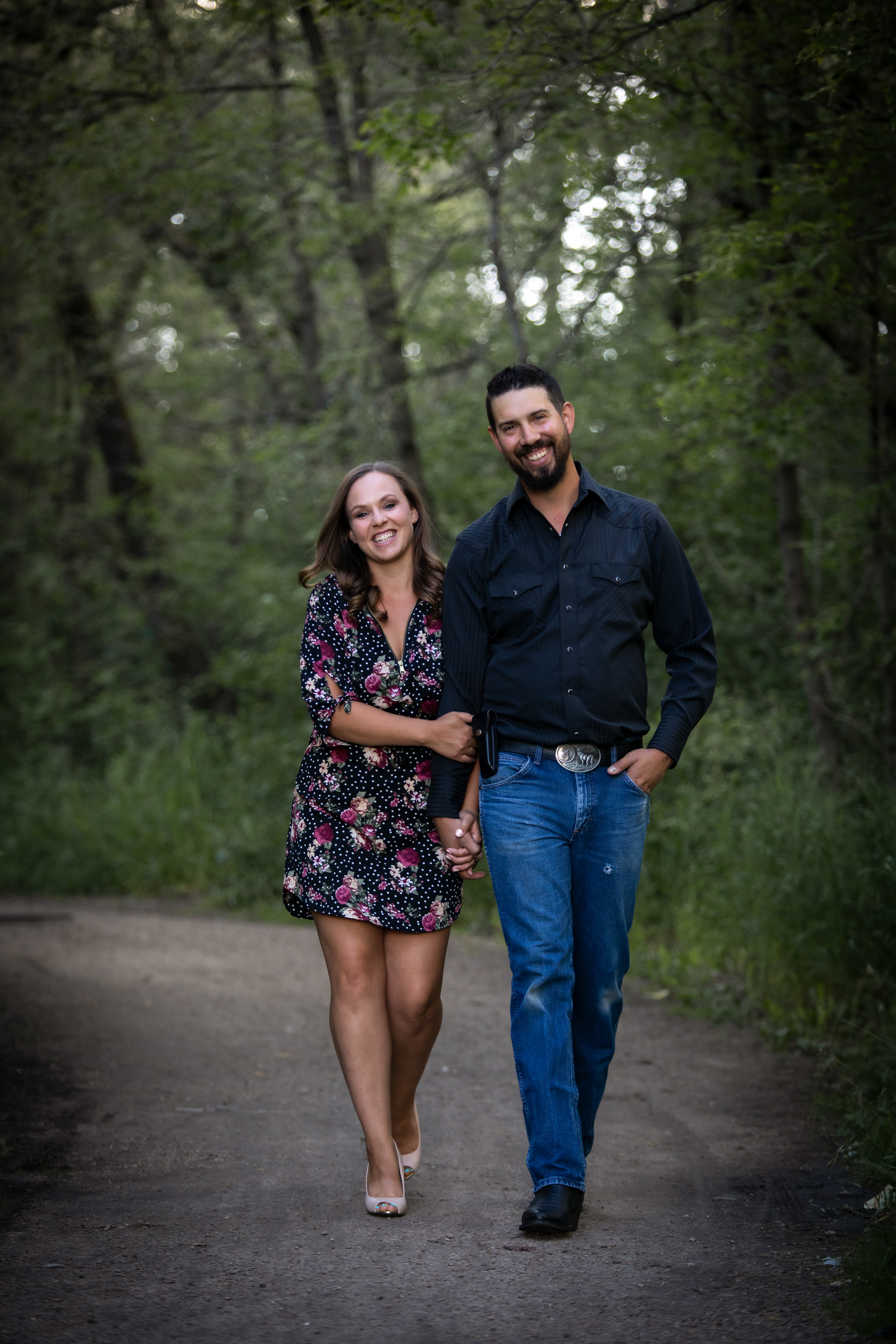 couple at Kinsmen Park in Edmonton