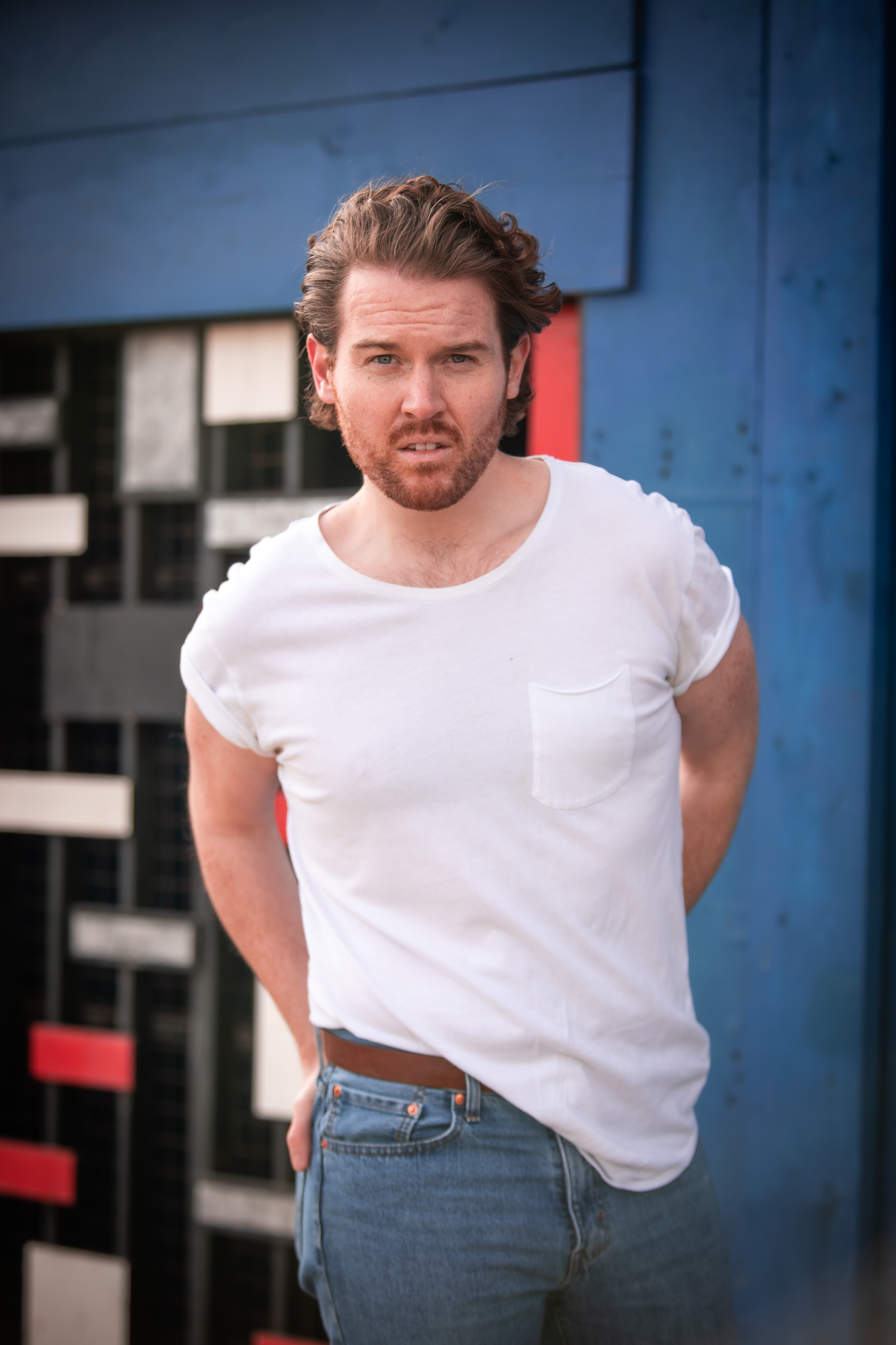 man posing